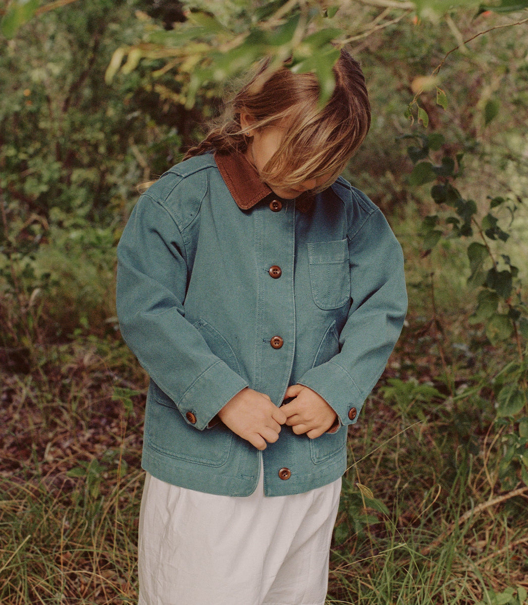 Little Pascual Jacket in Caspian Blue