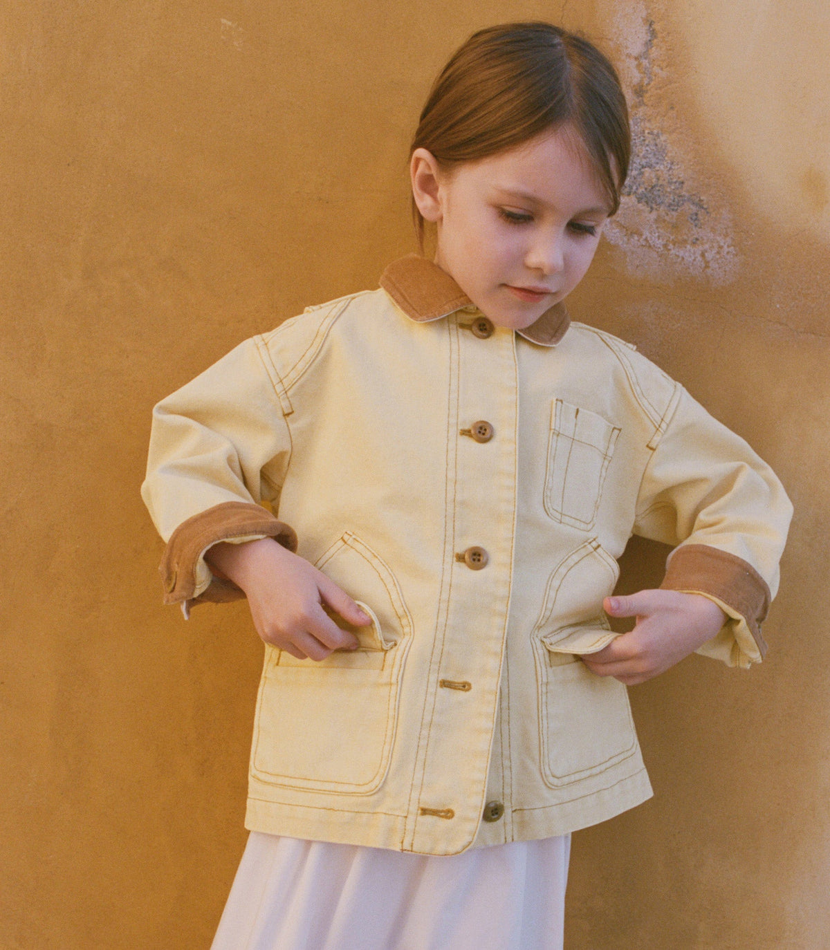 Little Pascual Jacket in Straw, view 3