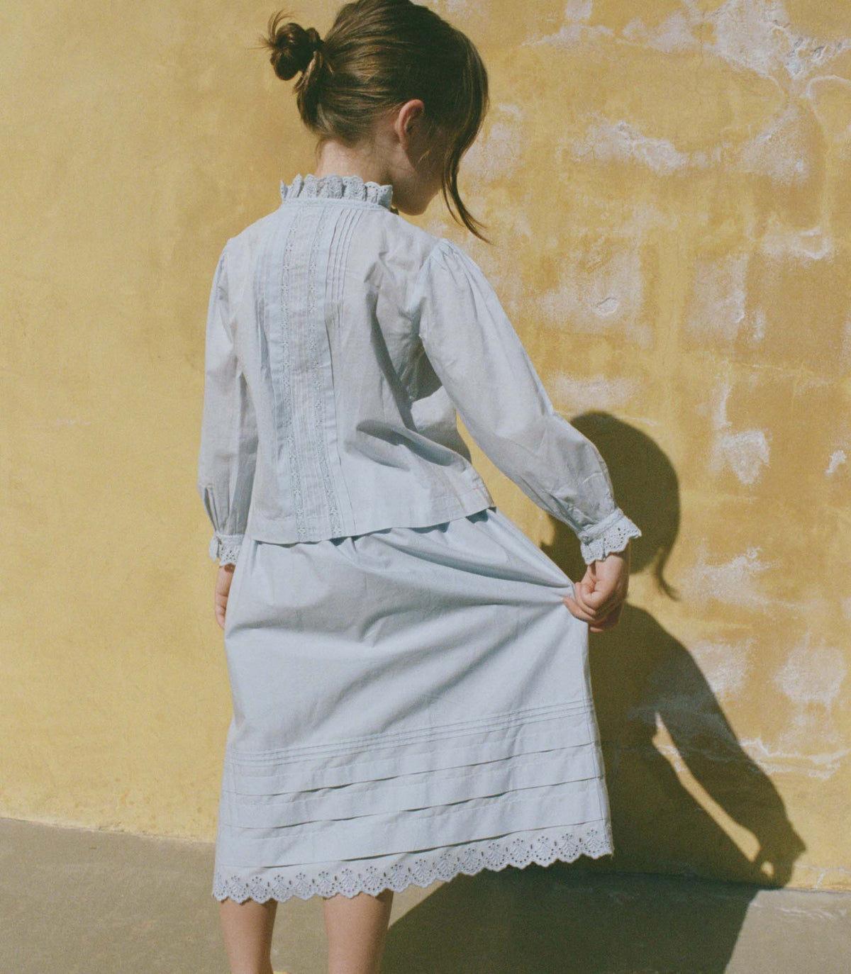 Little Sebastiane Midi Skirt in Dewdrop, view 4