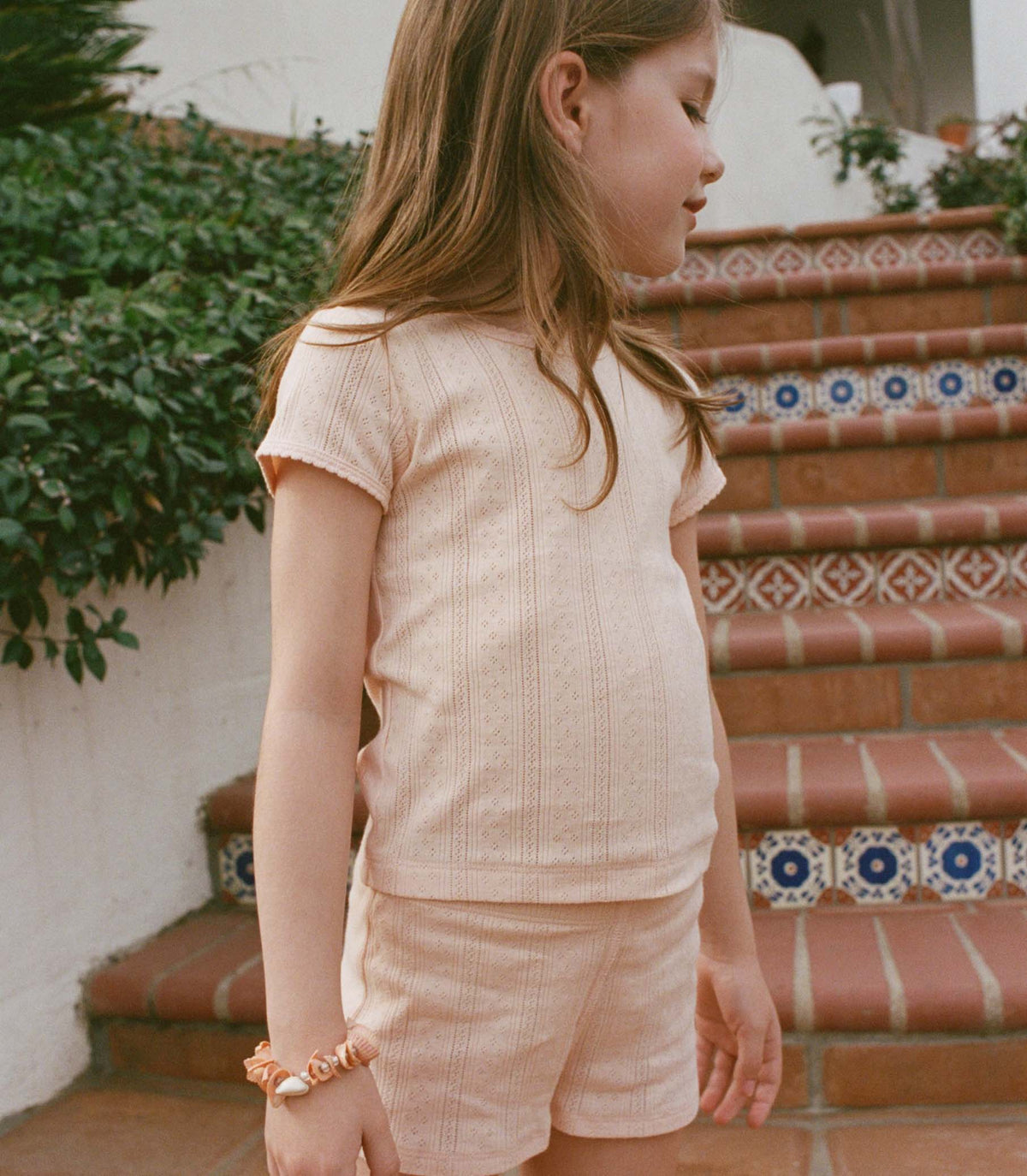 Little Vivi Tee in Peach Sorbet