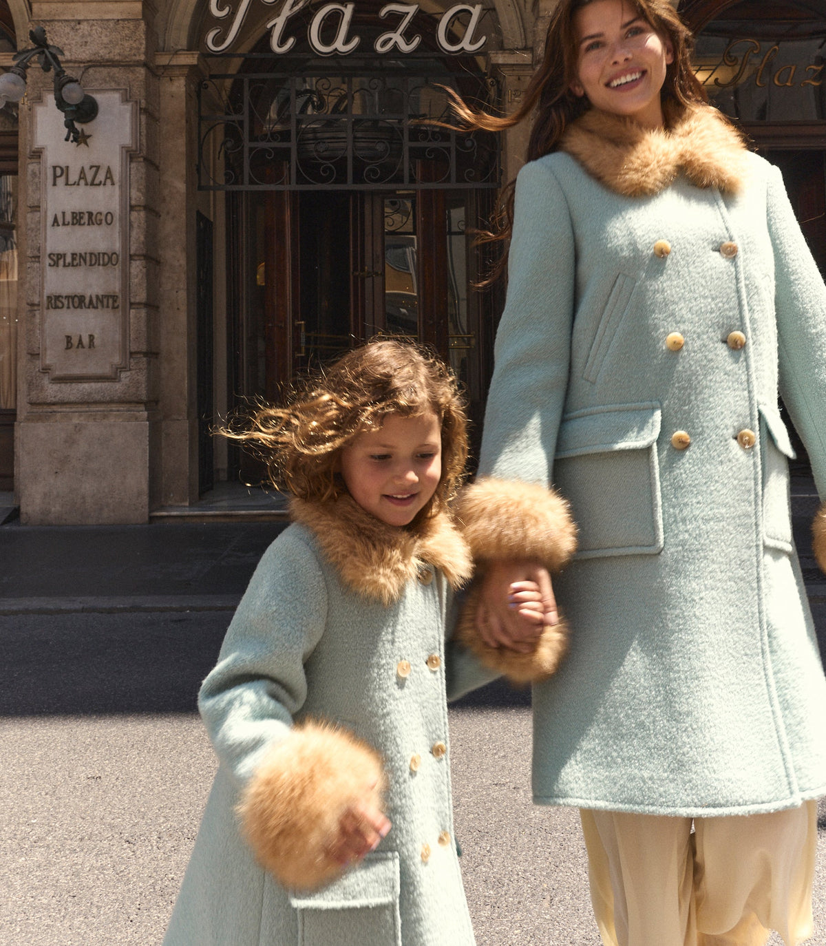 Little Deneuve Coat in Brighton Fog