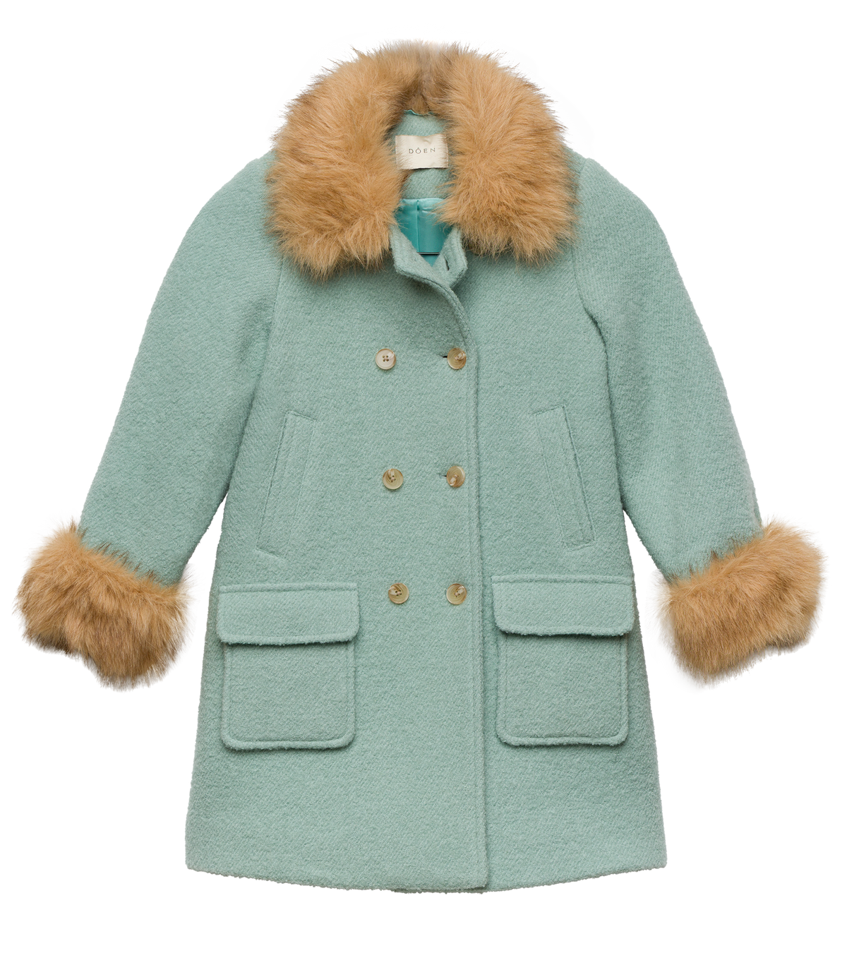 Little Deneuve Coat in Brighton Fog, view 5