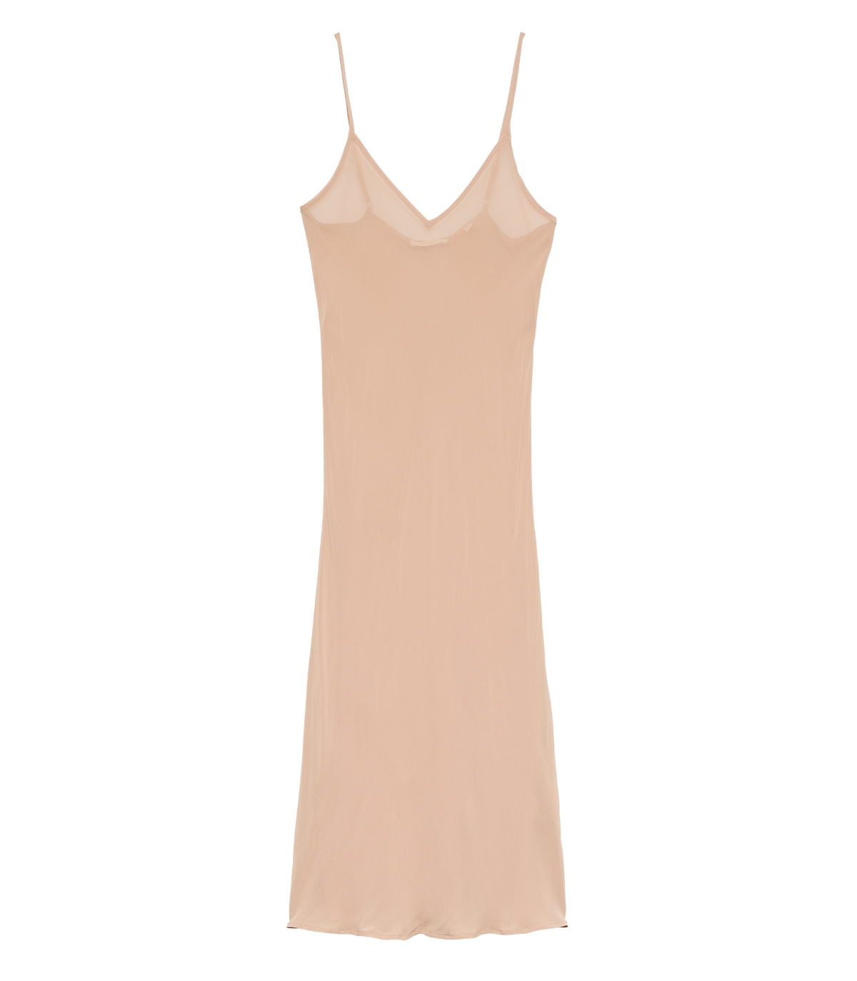 Long Deep V-Neck Slip in Sand Dollar, view 5