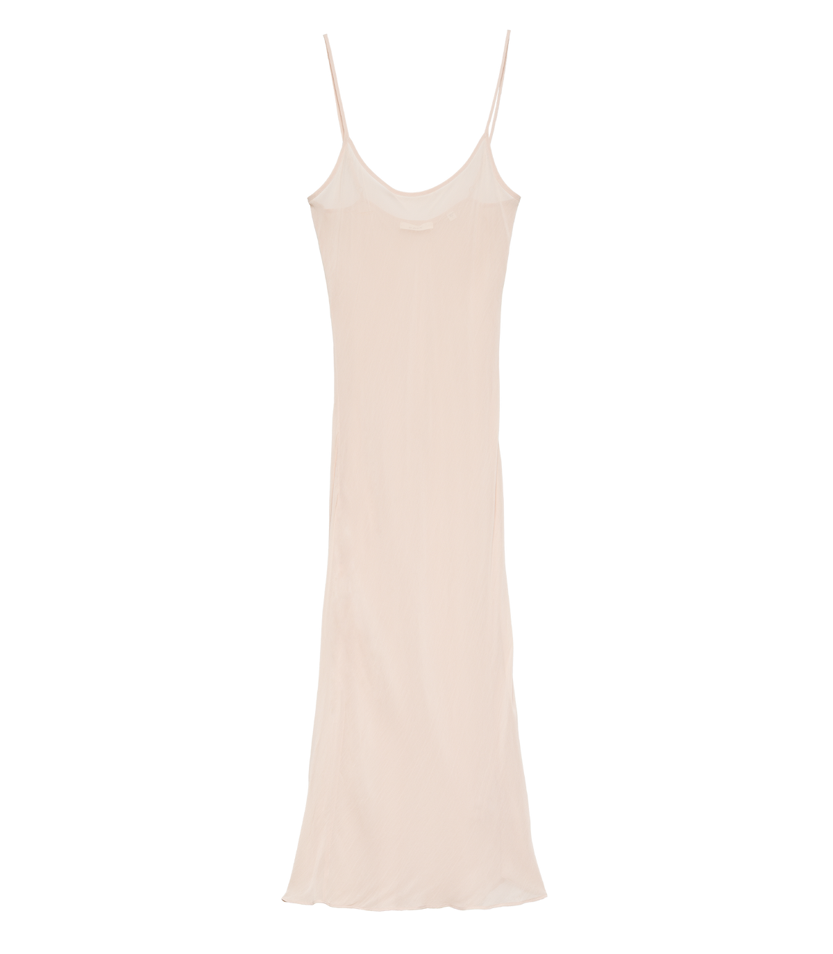 Long Scoop Neck Slip in Conch, view 5