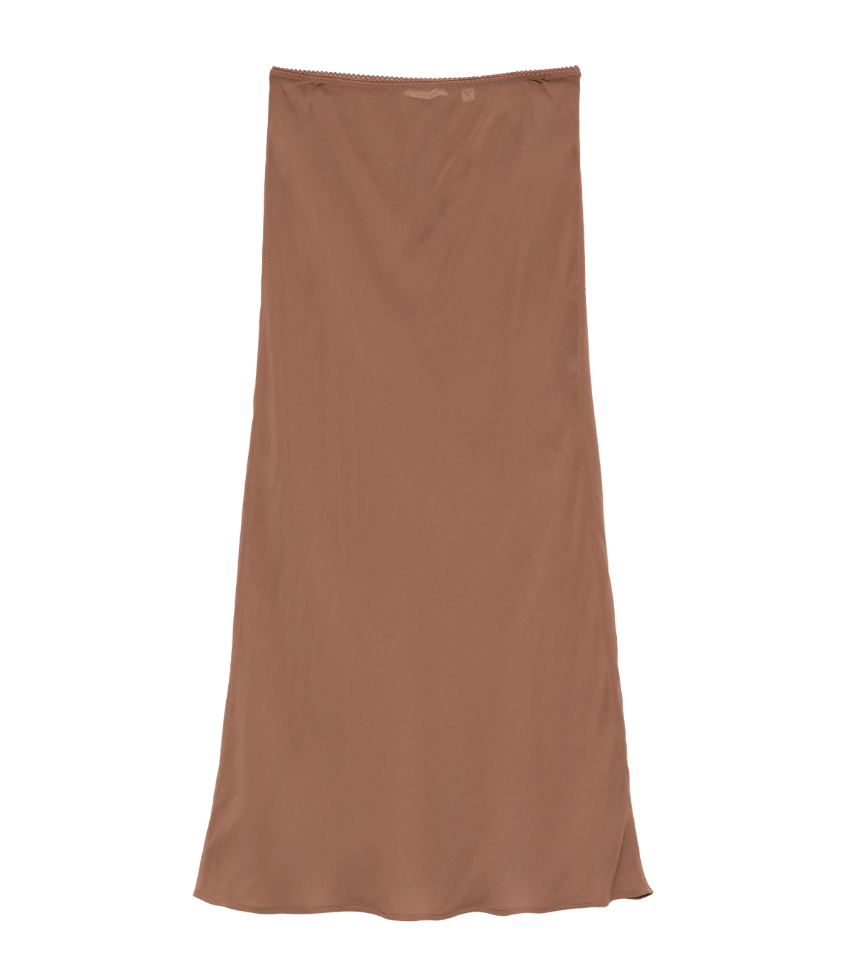 Long Skirt Slip in Carob, view 4