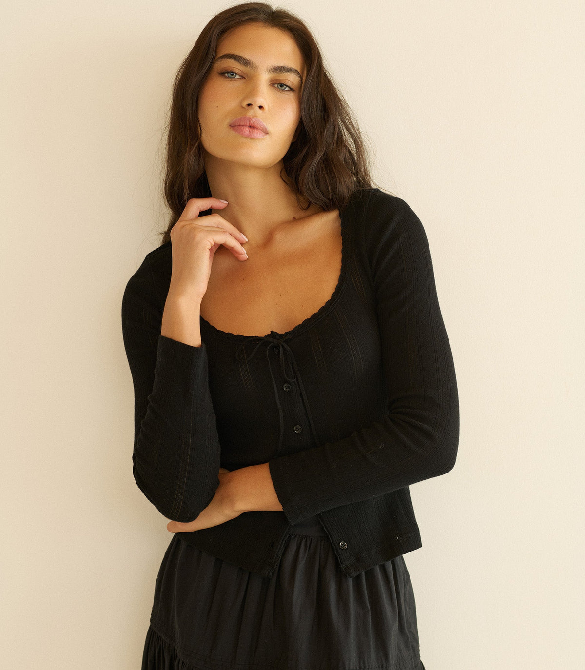 Lori Tee in Black, view 2