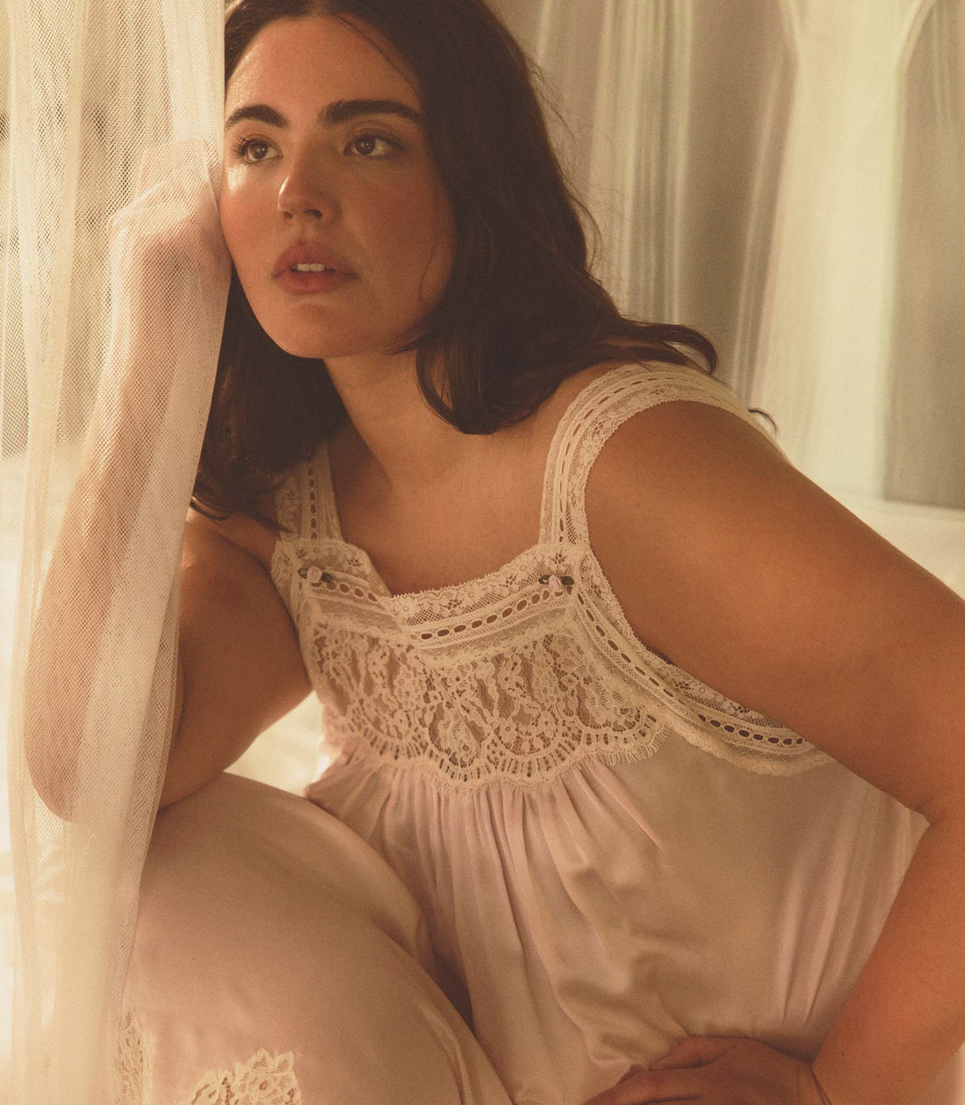 Luciane Dress in Powder Rose