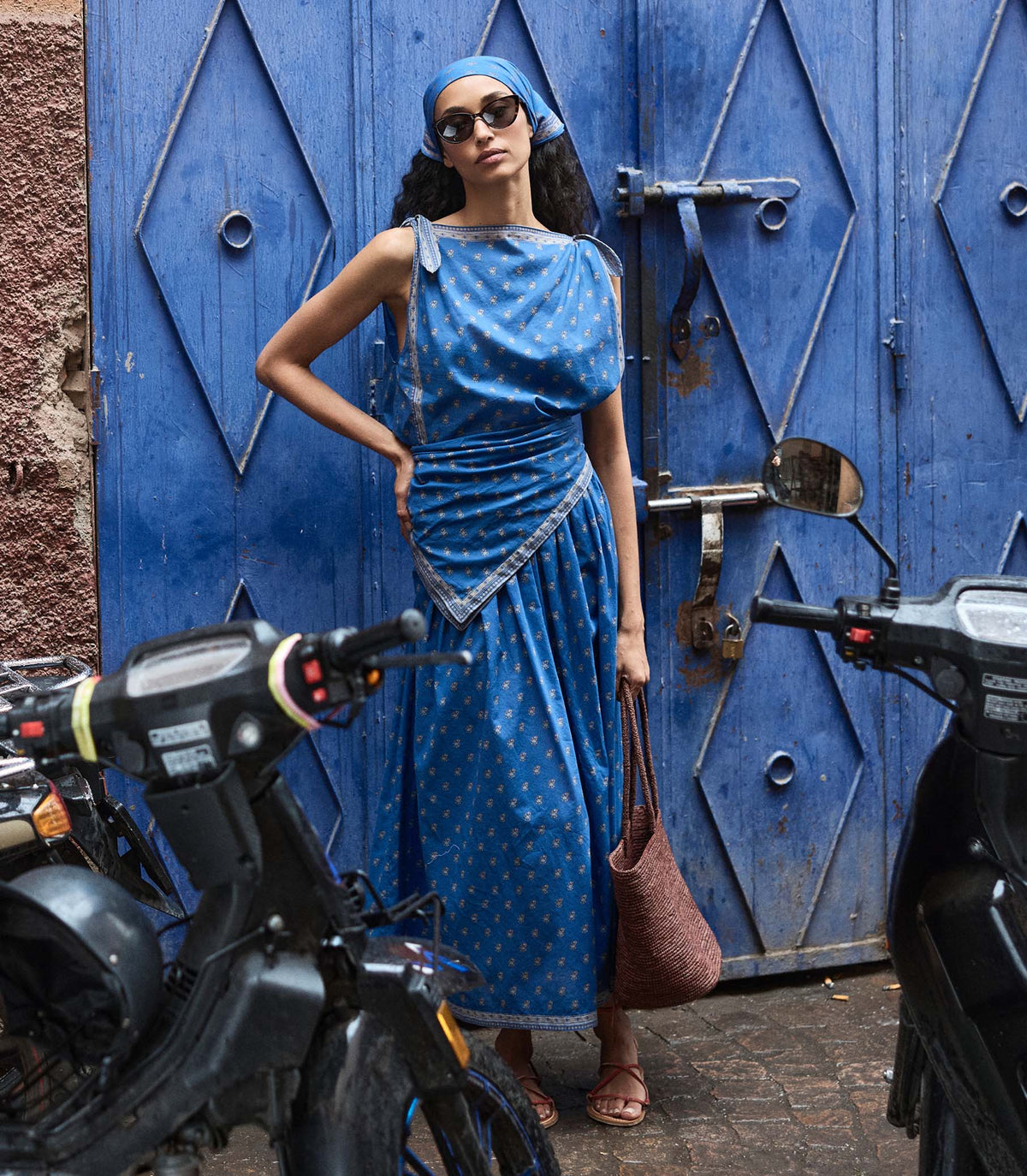 Marciette Skirt in Eartha Paisley, view 2