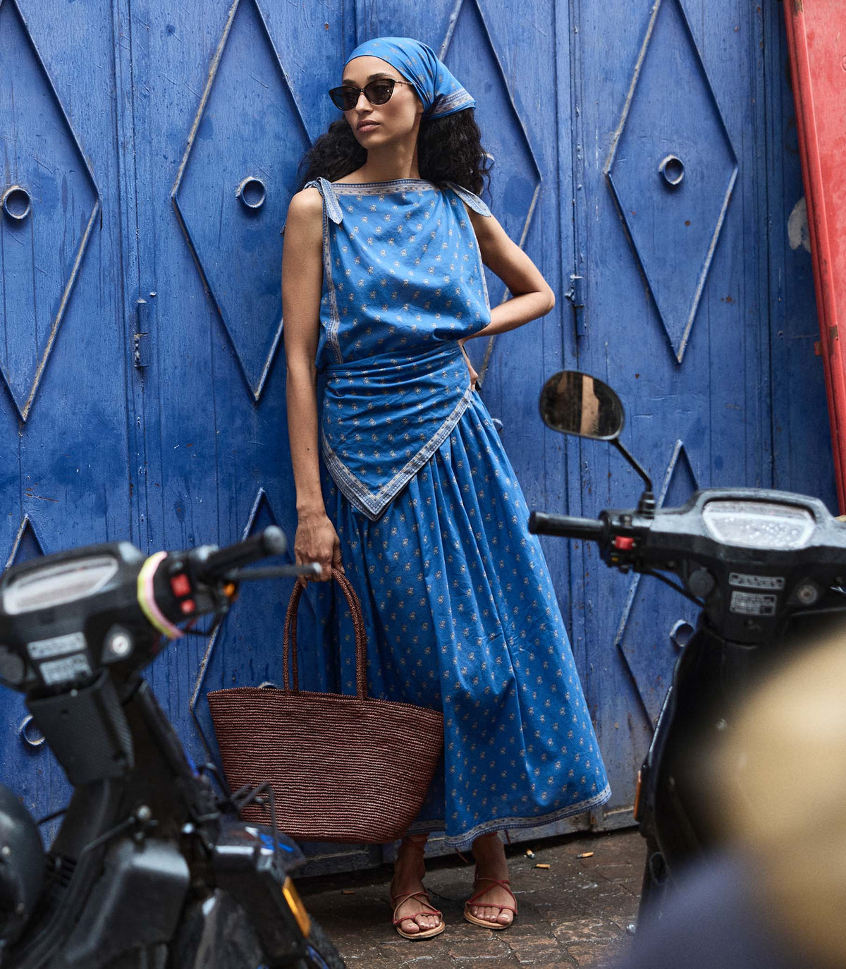 Marciette Skirt in Eartha Paisley