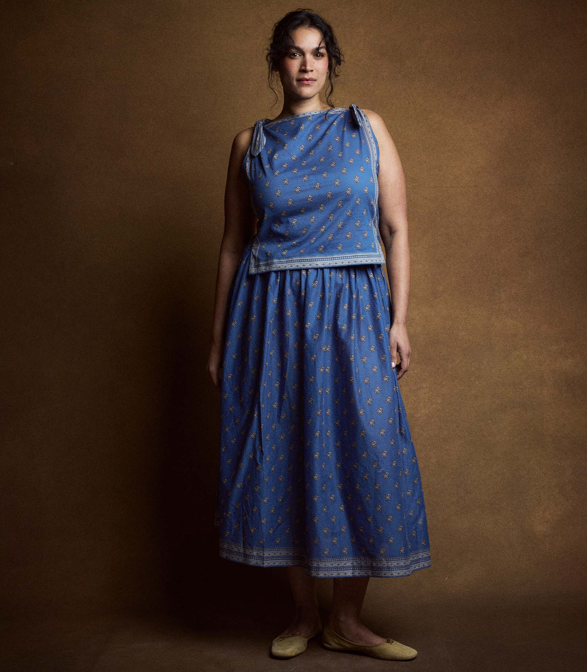 Marciette Skirt in Eartha Paisley, view 3