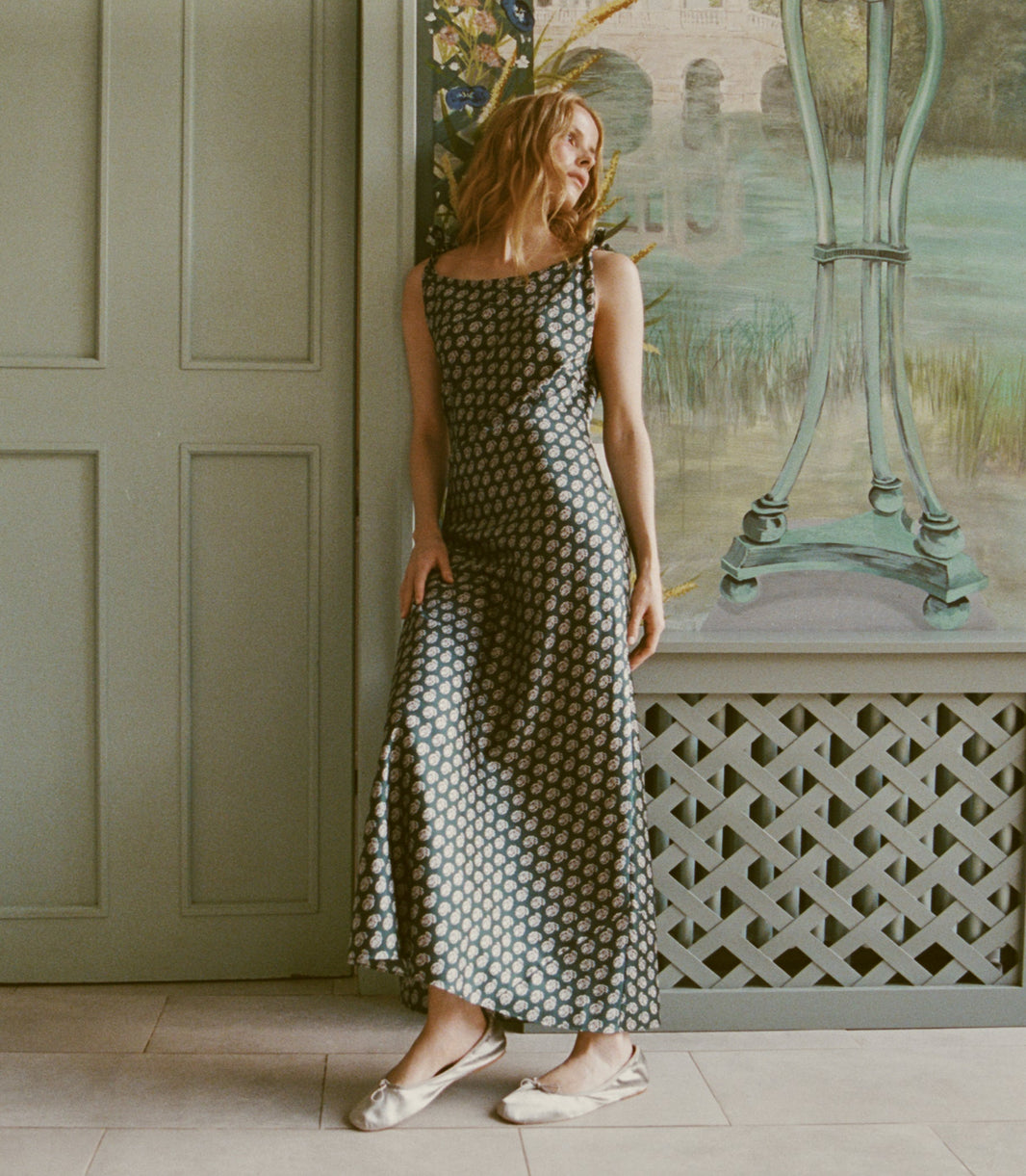 Mariselle Dress in Chaumont Paisley