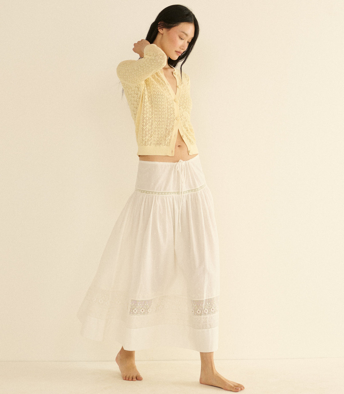 Marise Skirt in Salt