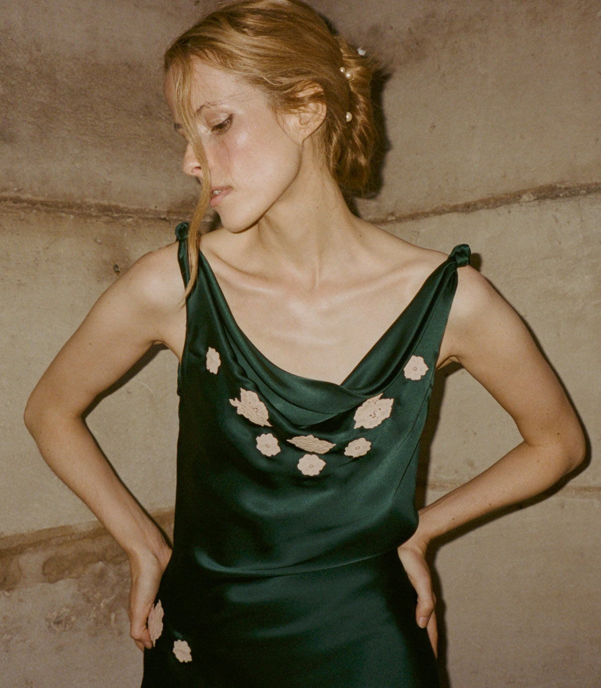 Matilde Dress in Scarab, view 2