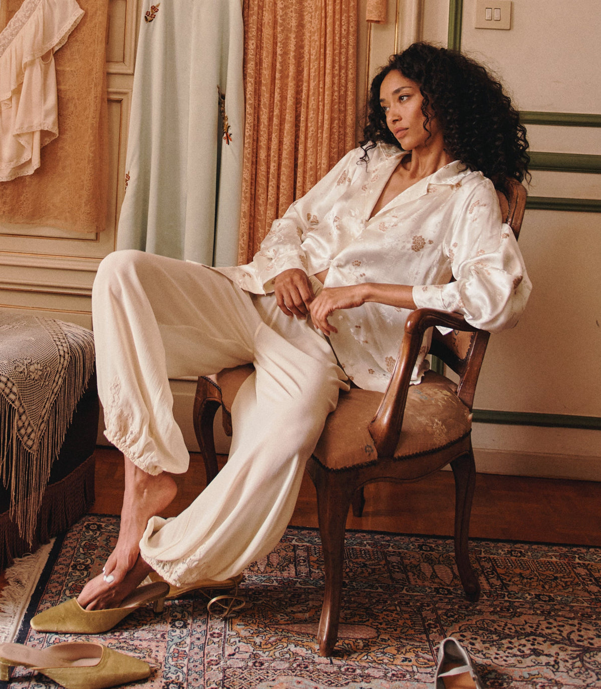 Maurise Top in Fresco Tappezzeria Jacquard, view 4
