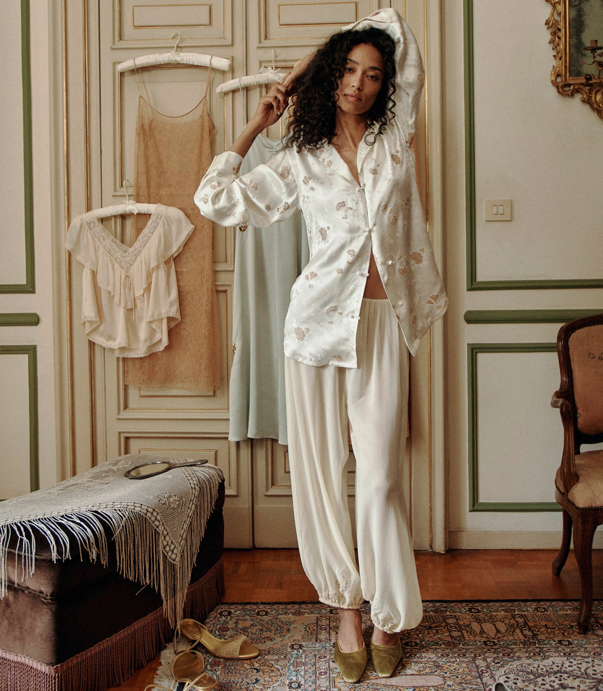 Maurise Top in Fresco Tappezzeria Jacquard
