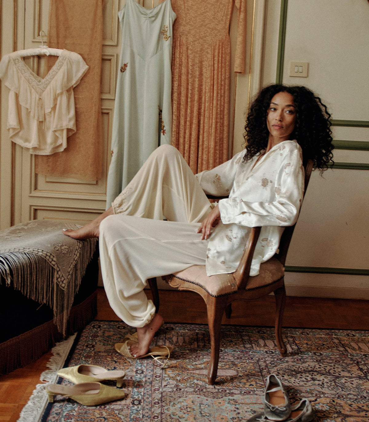 Maurise Top in Fresco Tappezzeria Jacquard, view 3