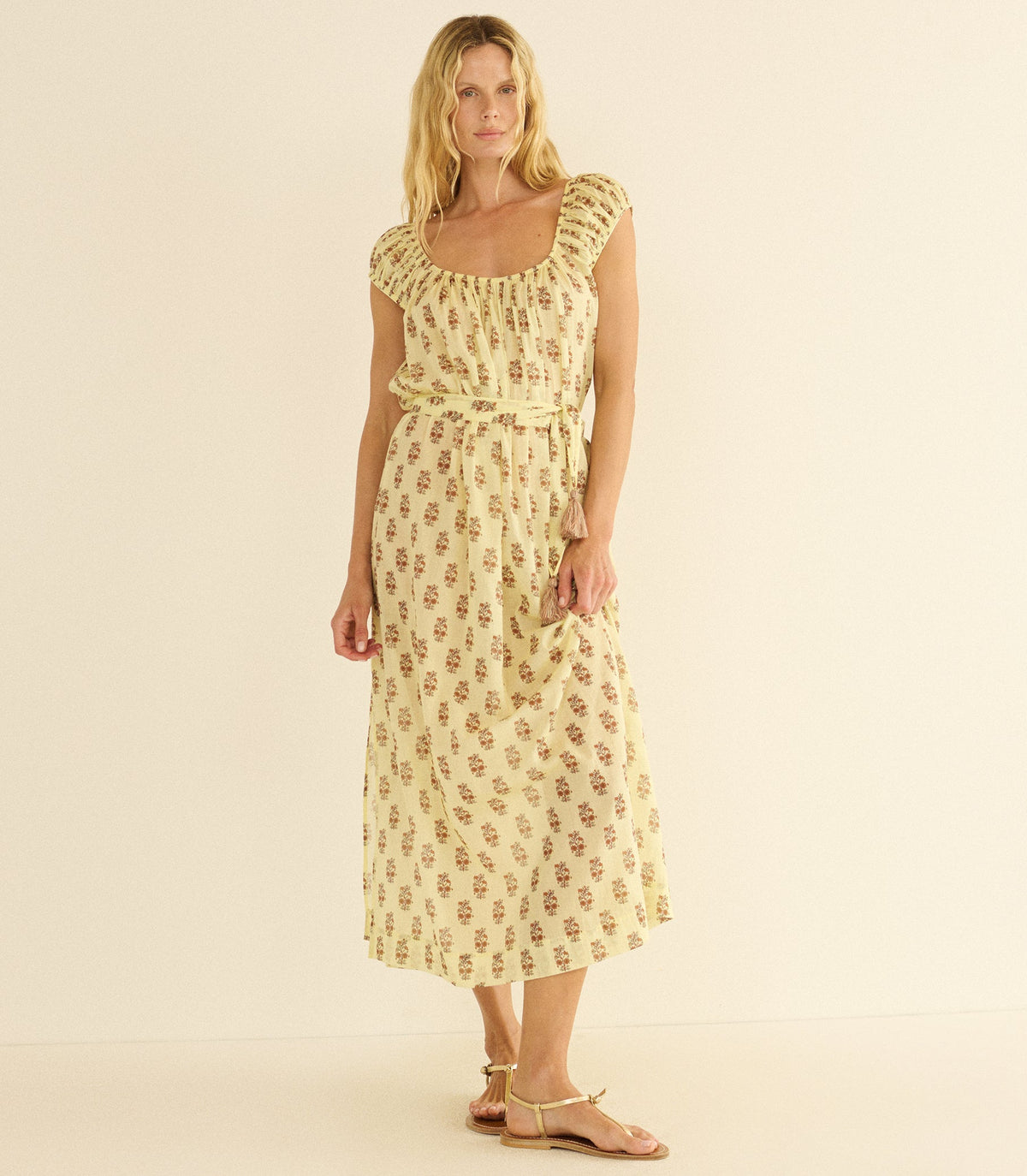 Meadowlark Dress in Dandelion Grove, view 2