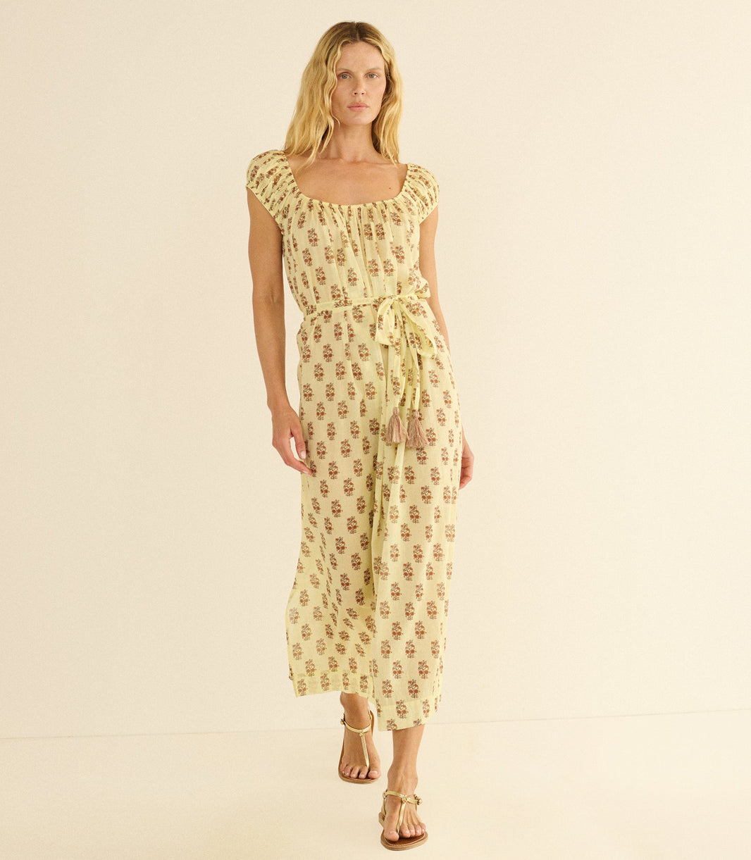 Meadowlark Dress in Dandelion Grove