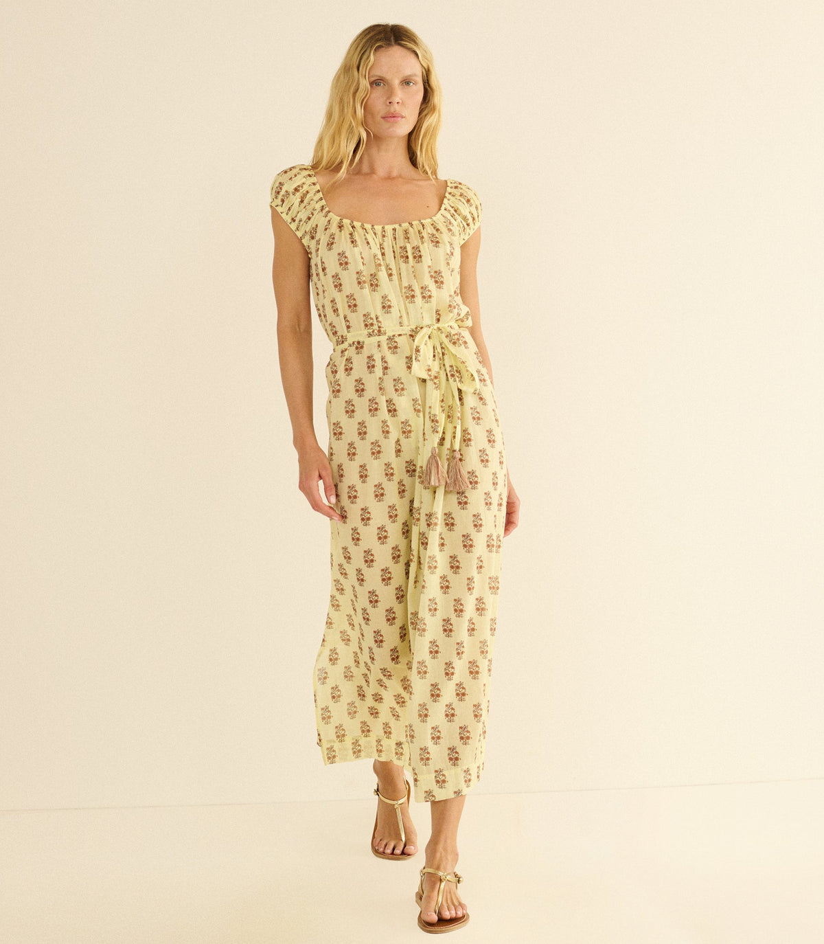 Meadowlark Dress in Dandelion Grove