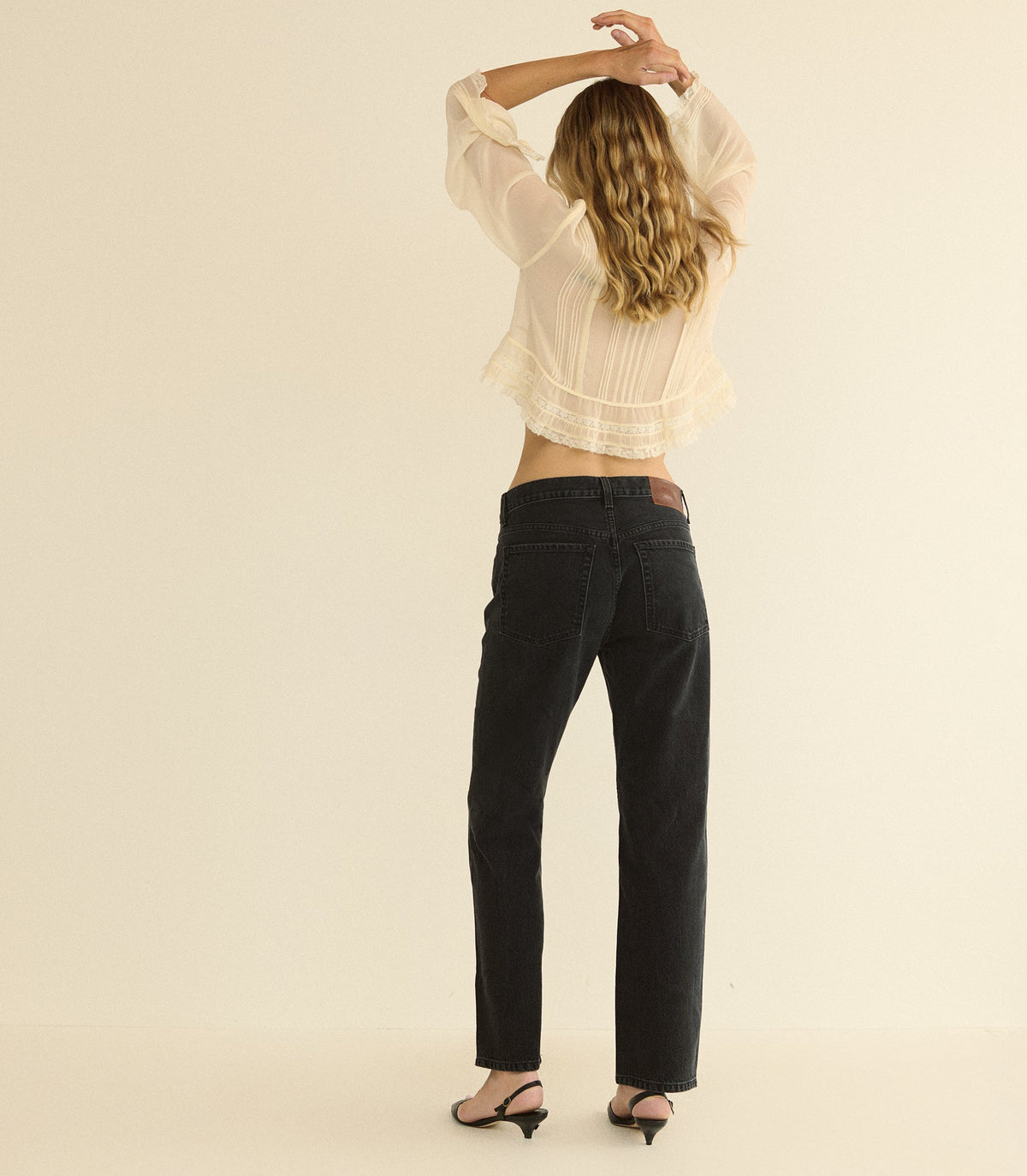 Miller Jean in Coal Black Wash, view 3