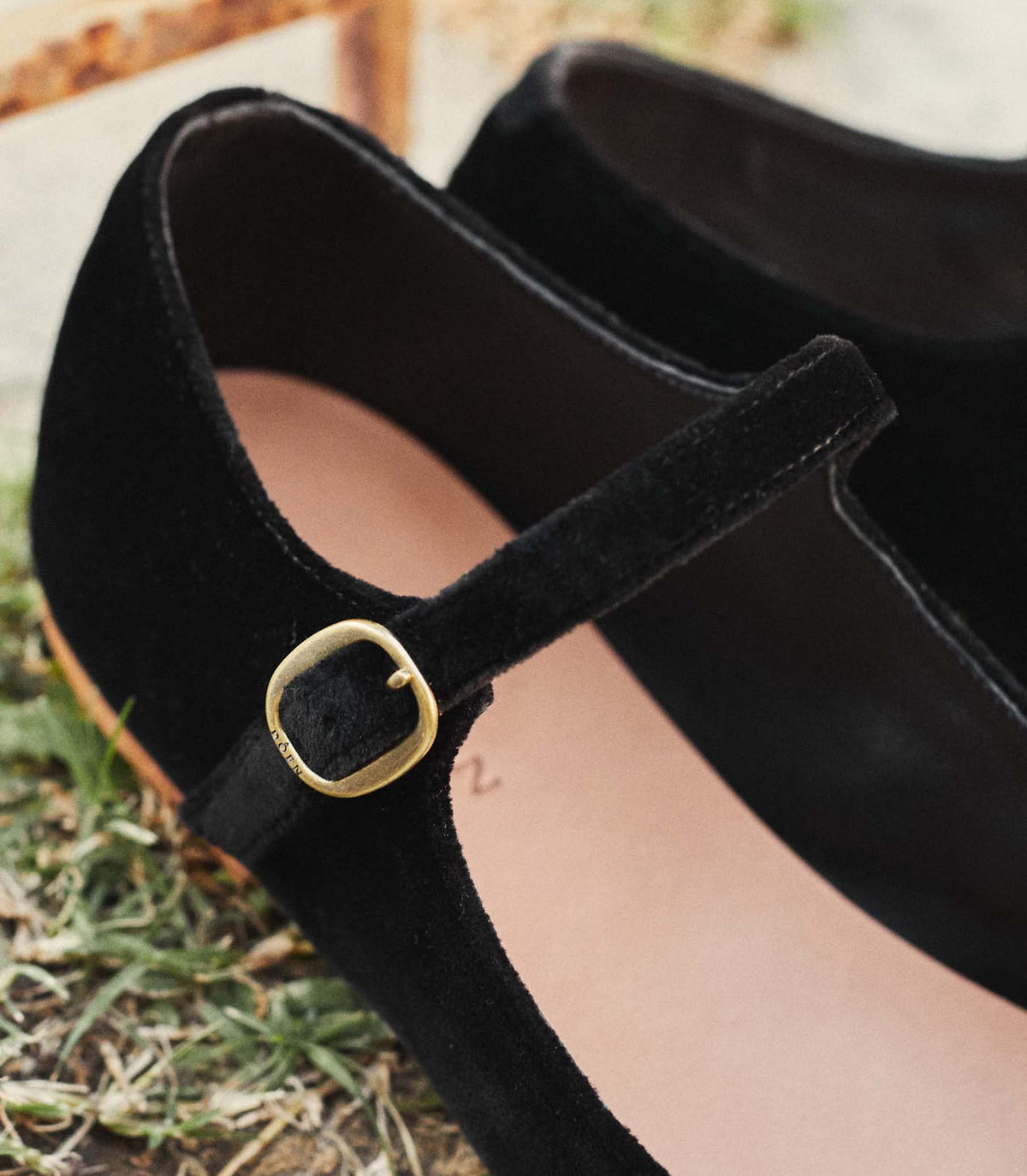 Mary Jane Slipper in Black, view 3