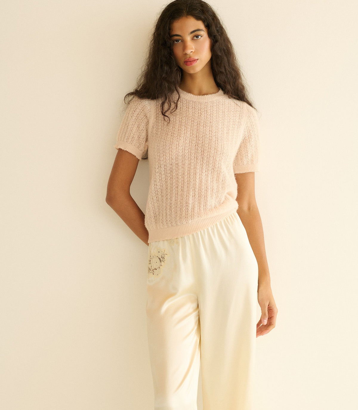 Monica Sweater in Parfait
