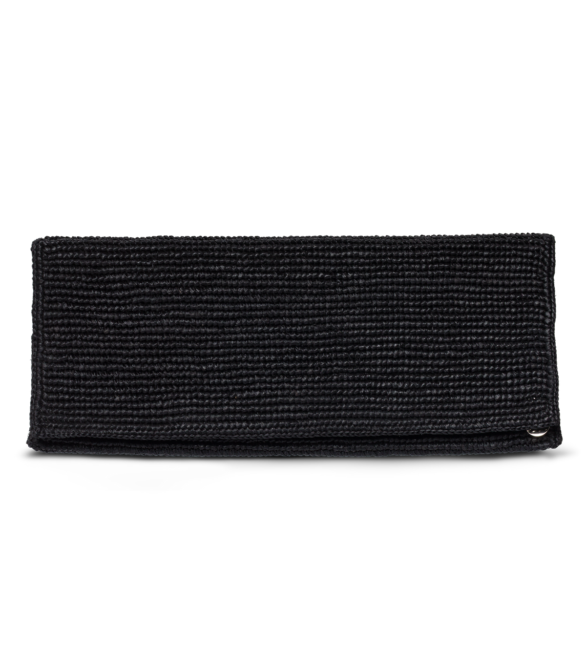 Muriel Clutch in Black Raffia, view 5
