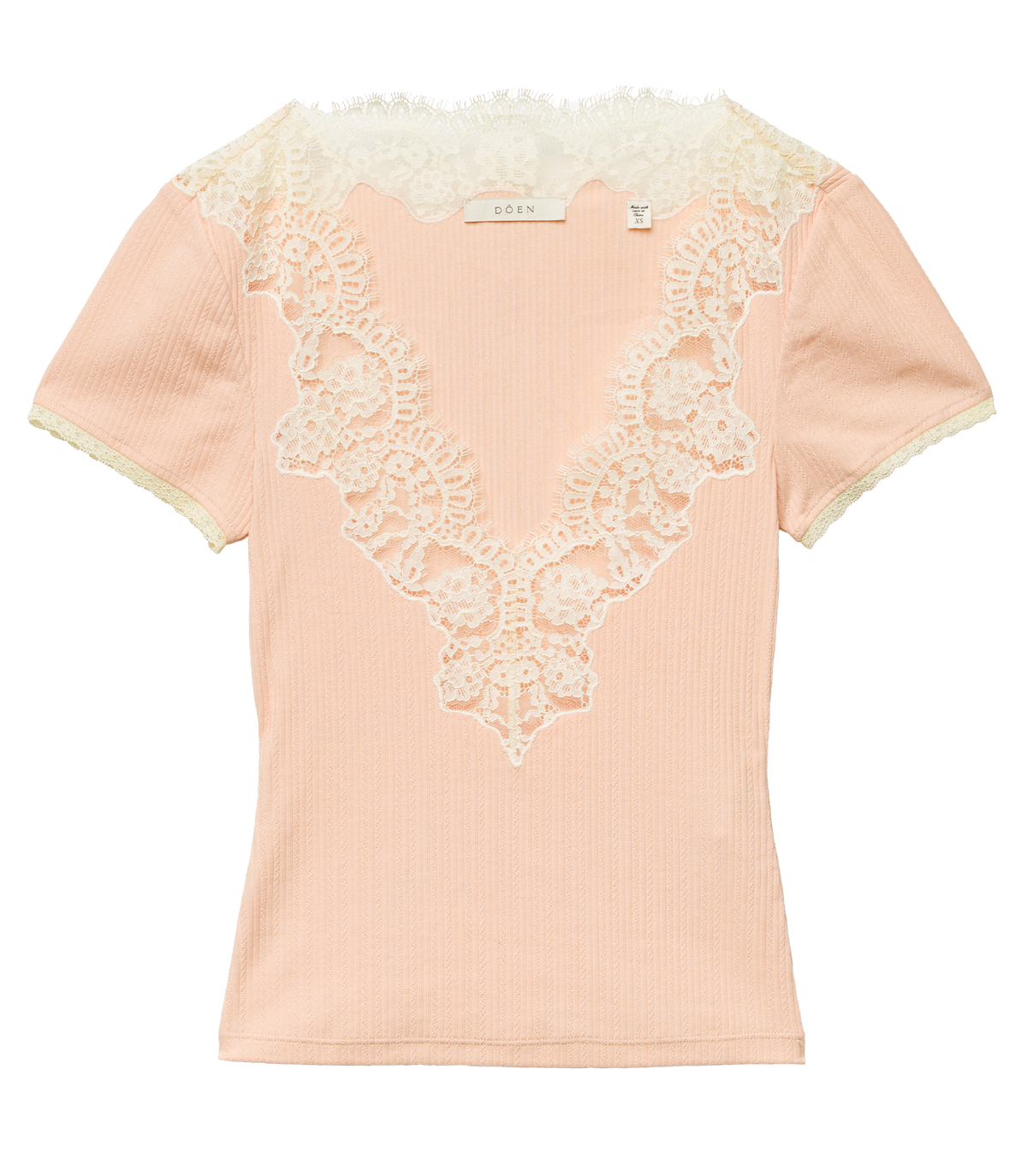 Nalia Tee in Light Peach Sorbet, view 9