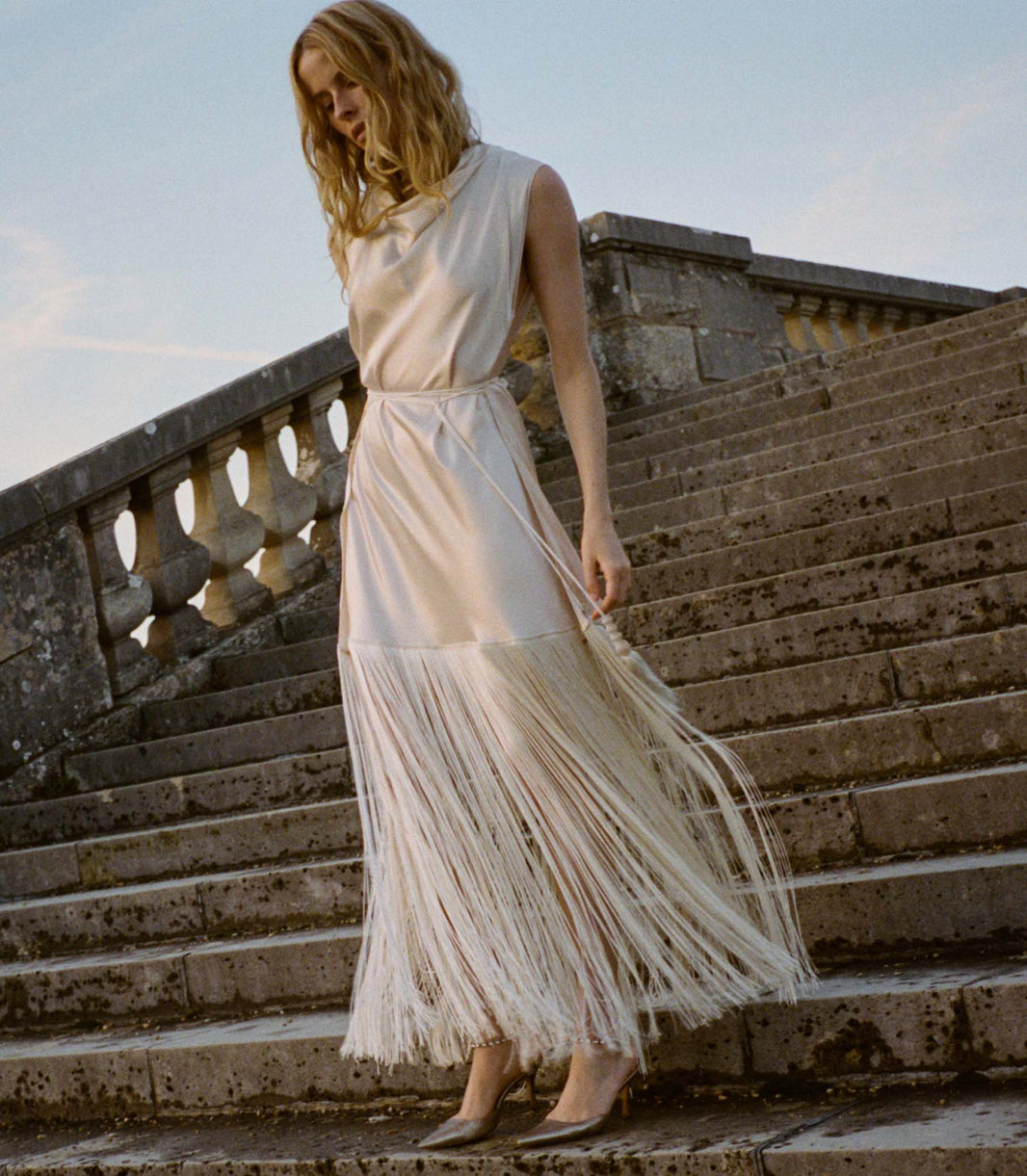 Nellcote Anniversary Dress in Candlelight