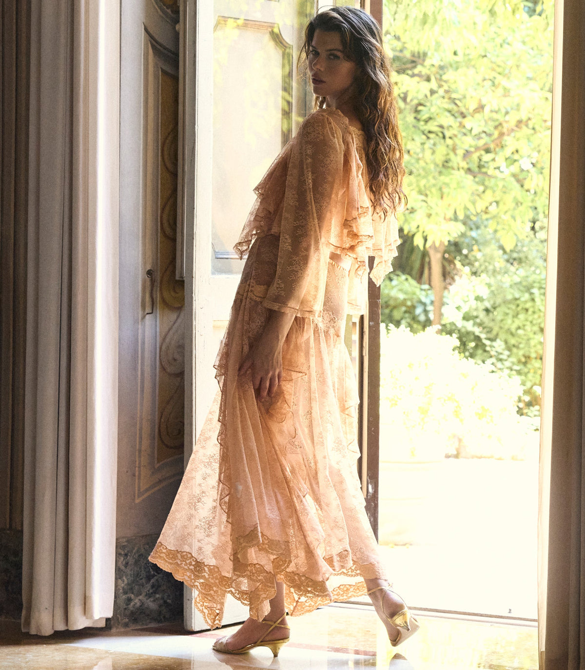 Noellie Skirt in Toasted Almond, view 5