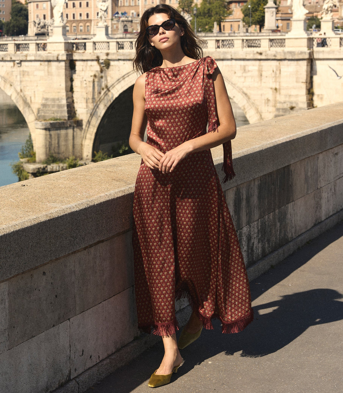 Nova Dress in San Sebastian Foulard, view 2