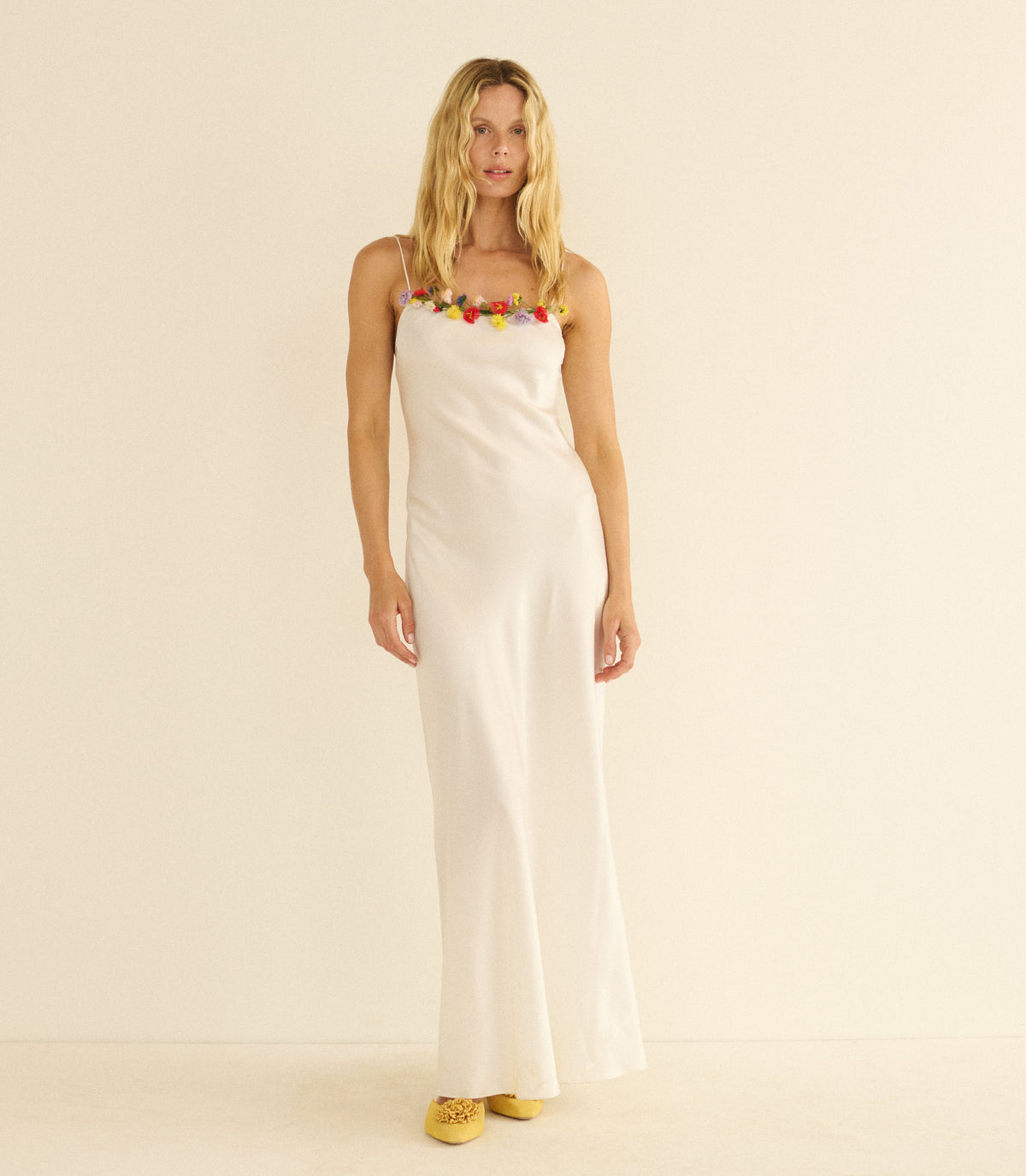 Oleander Dress in Salt, view 5