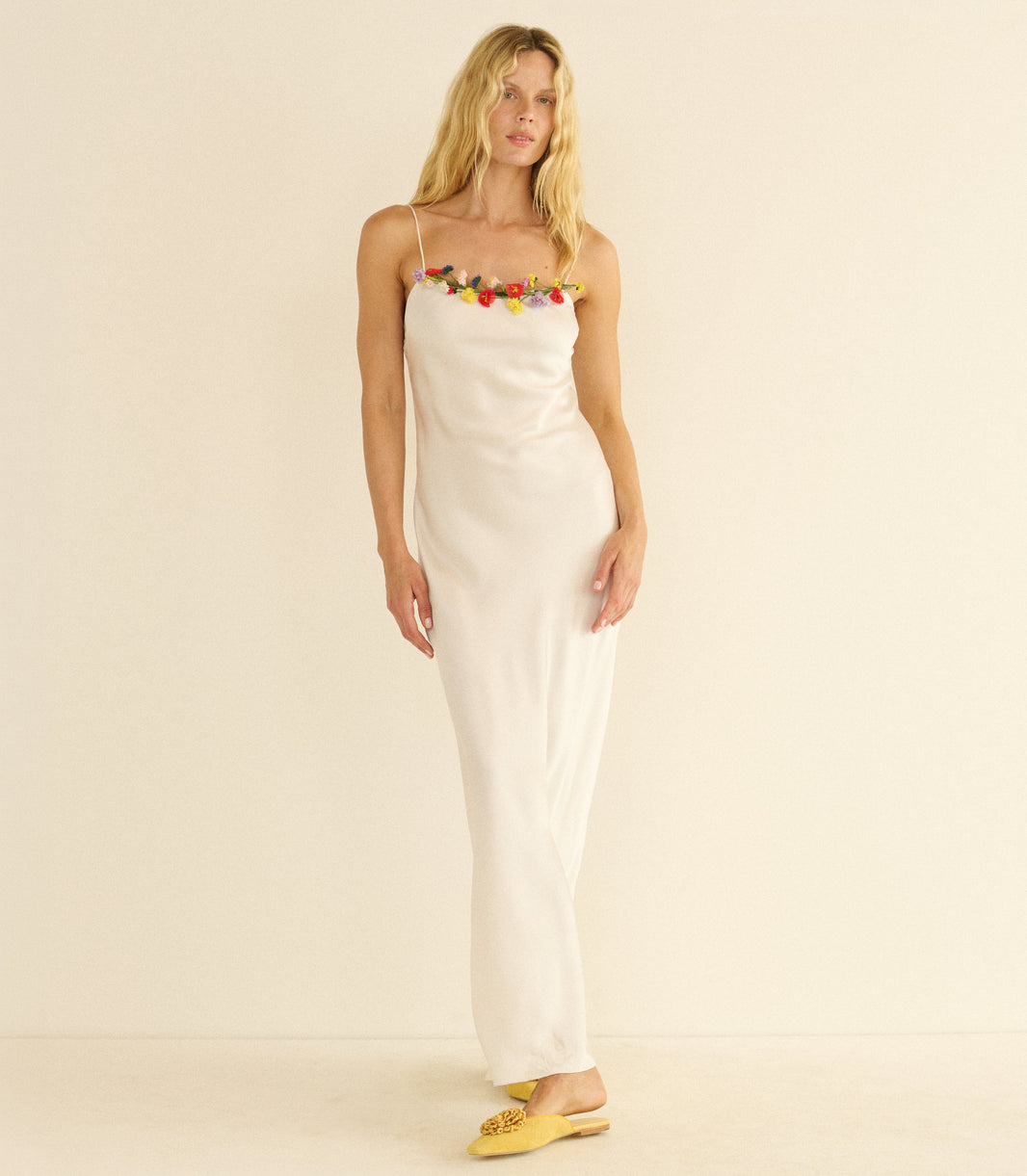 Oleander Dress in Salt