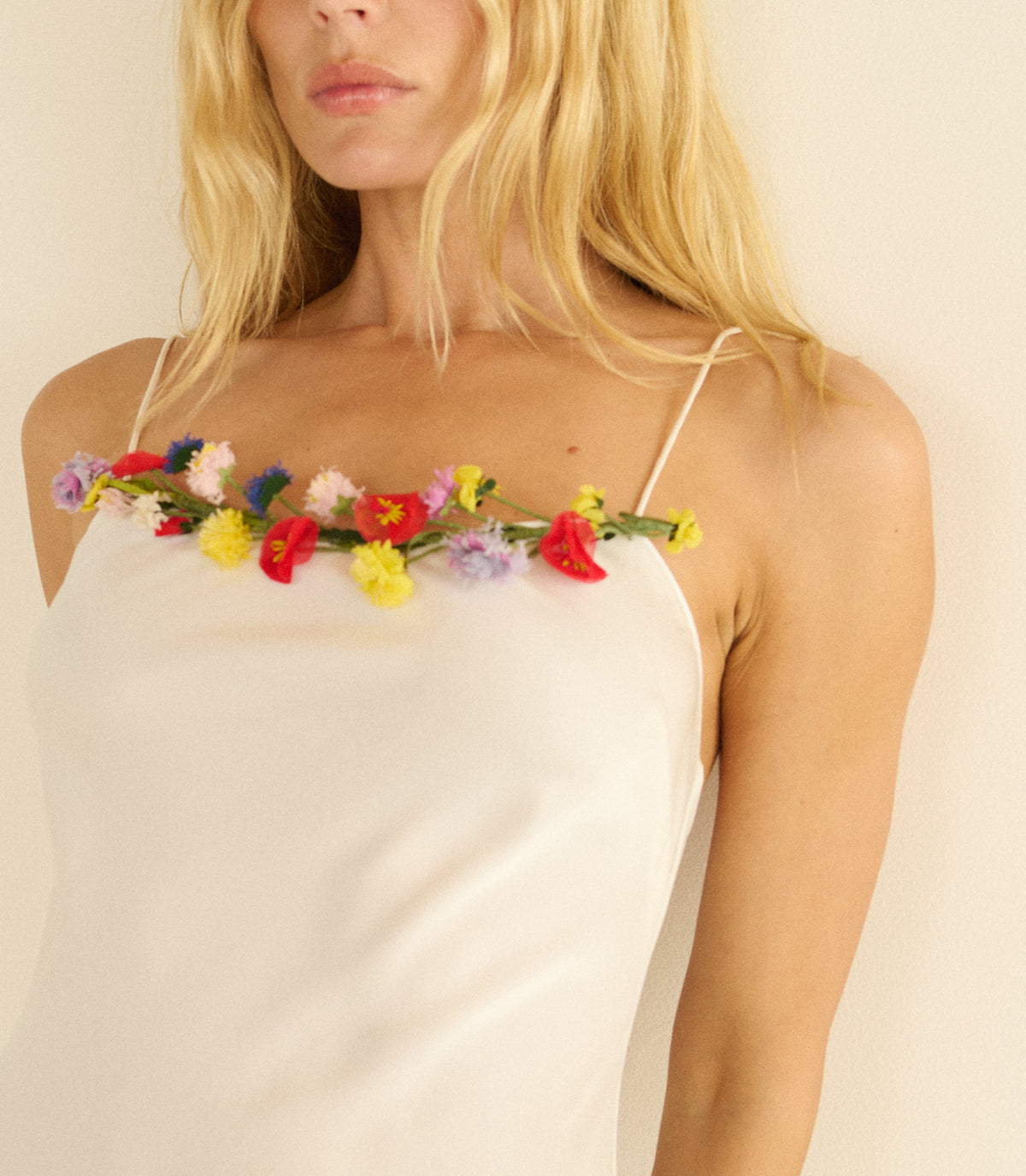 Oleander Dress in Salt, view 3