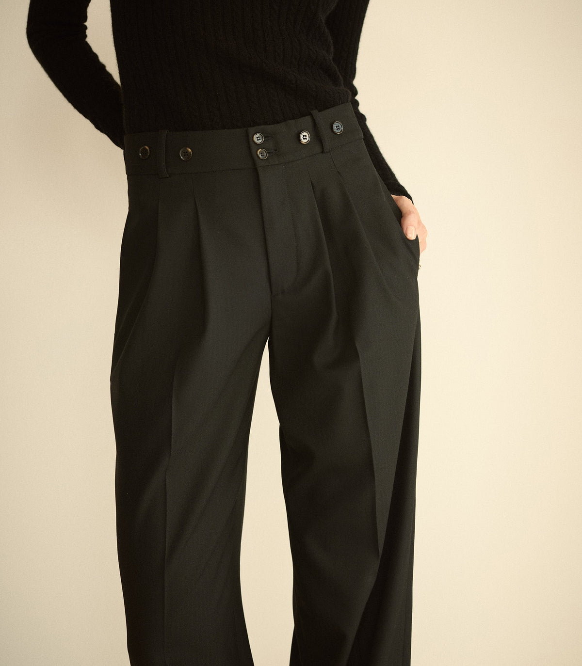 Olivia Pant in Black, view 4