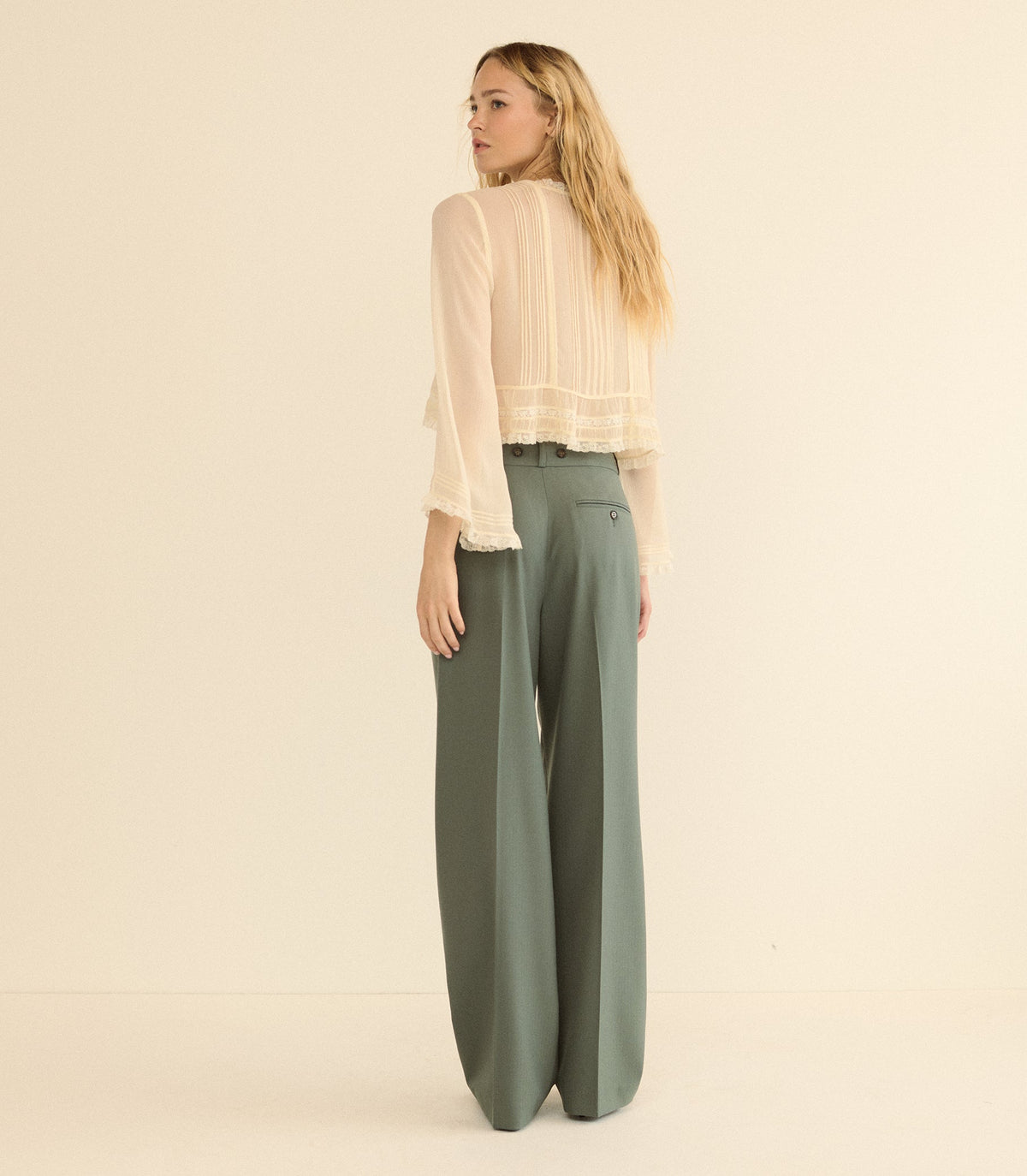 Olivia Pant in Clary Sage, view 4