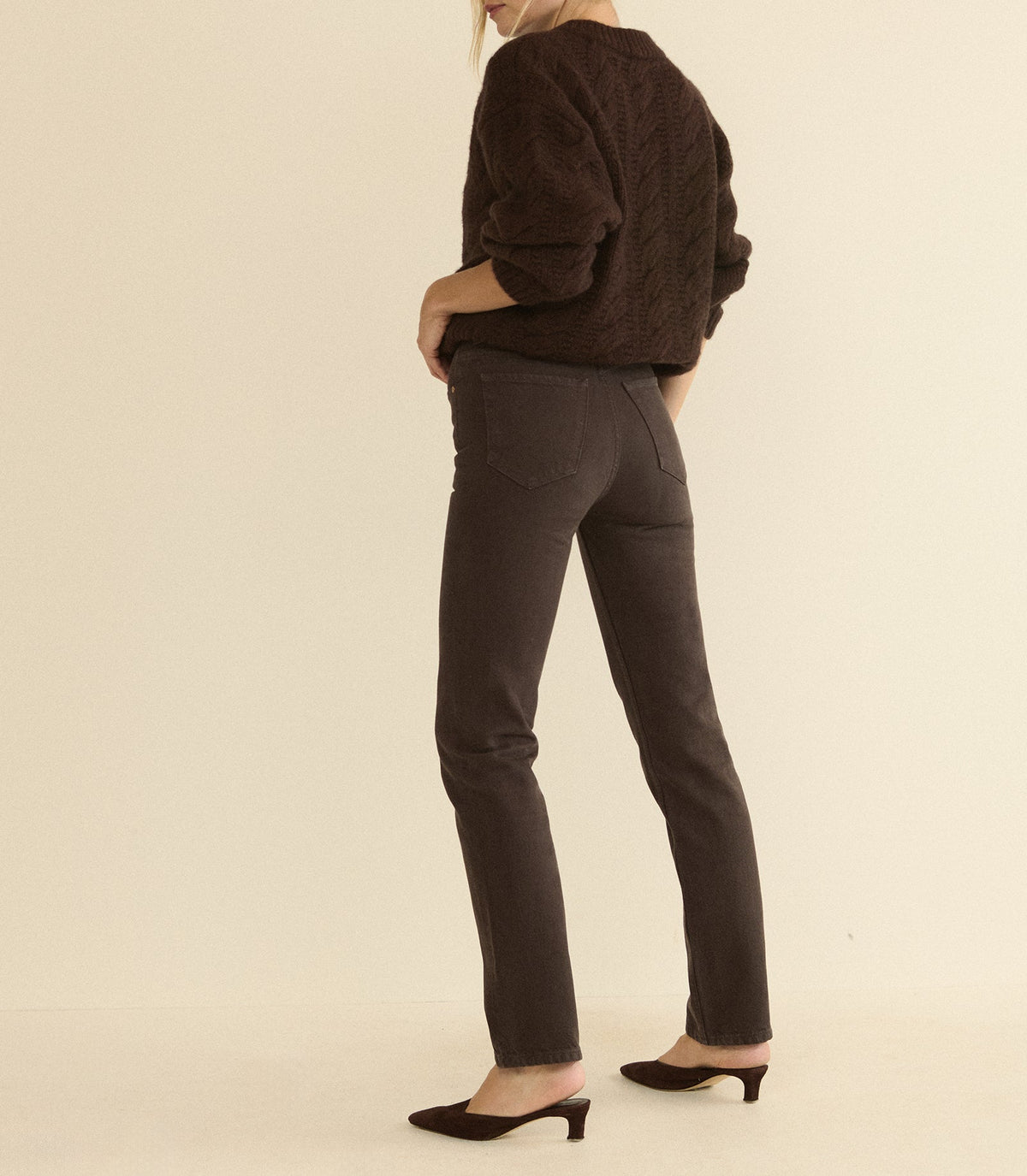 Ondine Jean in Equestrian Brown Wash, view 3