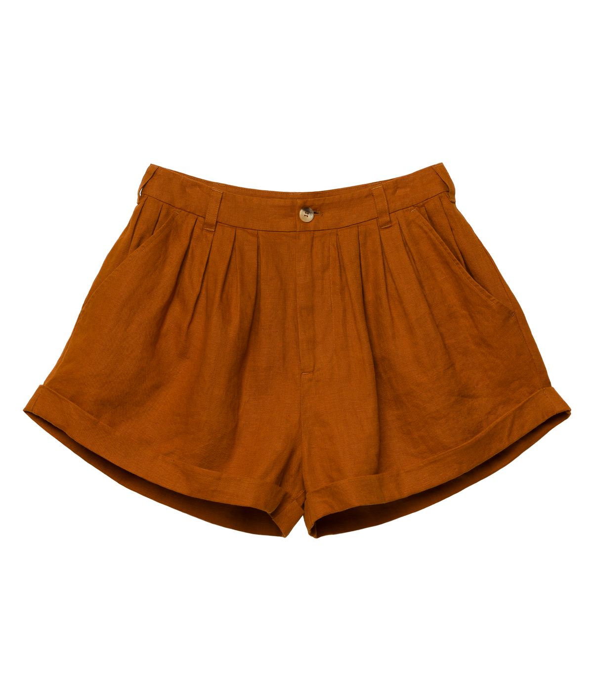 Paige Linen Short in Sedona Clay, view 7