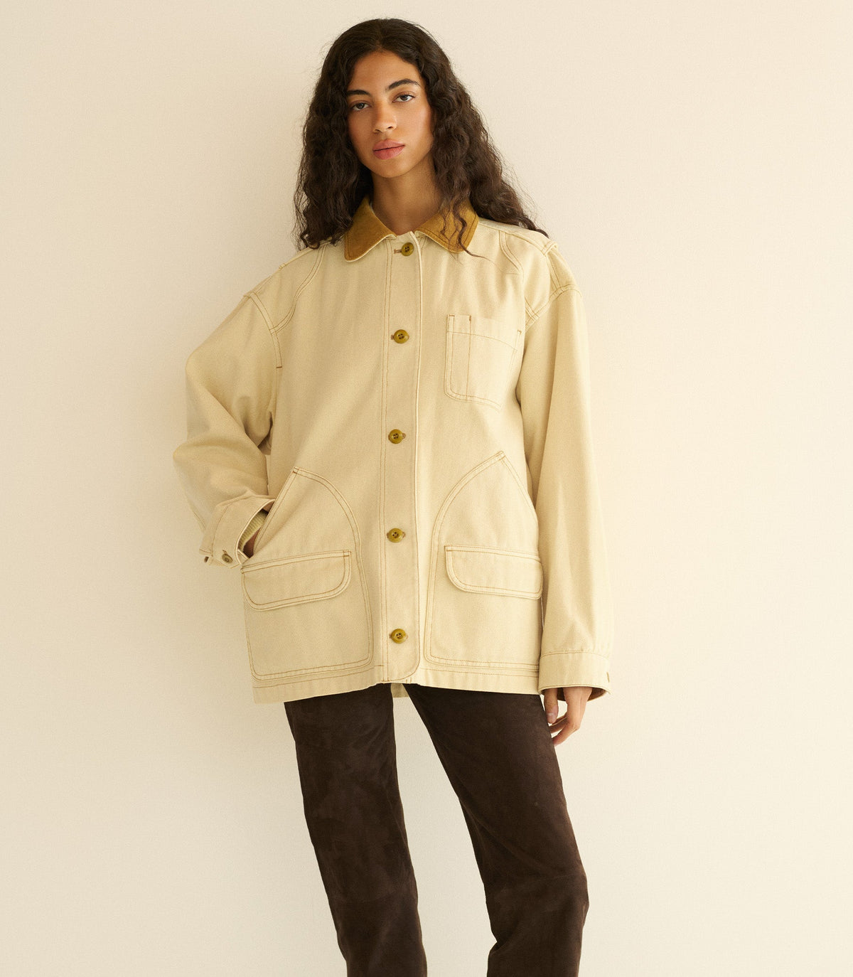 Pascual Jacket in Straw, view 3