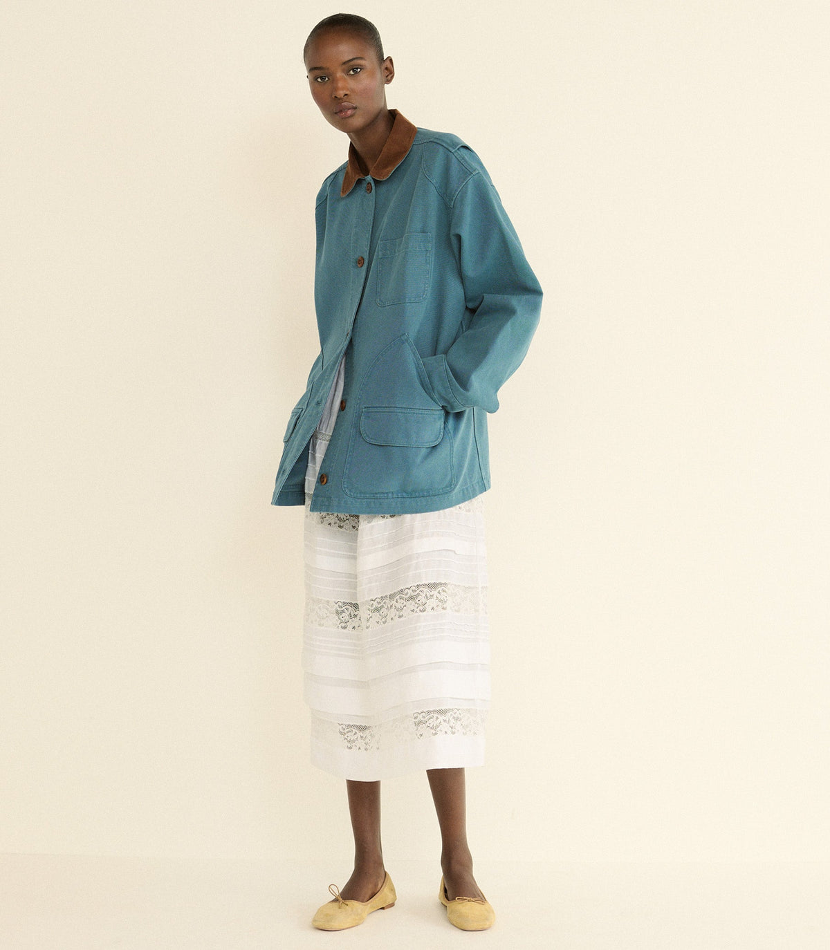 Pascual Jacket in Caspian Blue, view 4
