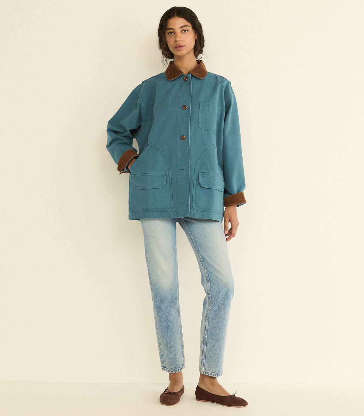 Pascual Jacket in Caspian Blue