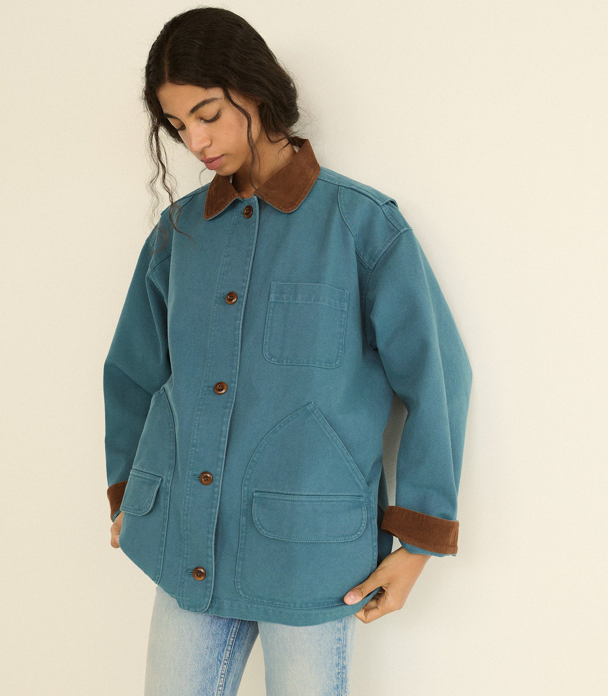 Pascual Jacket in Caspian Blue, view 6