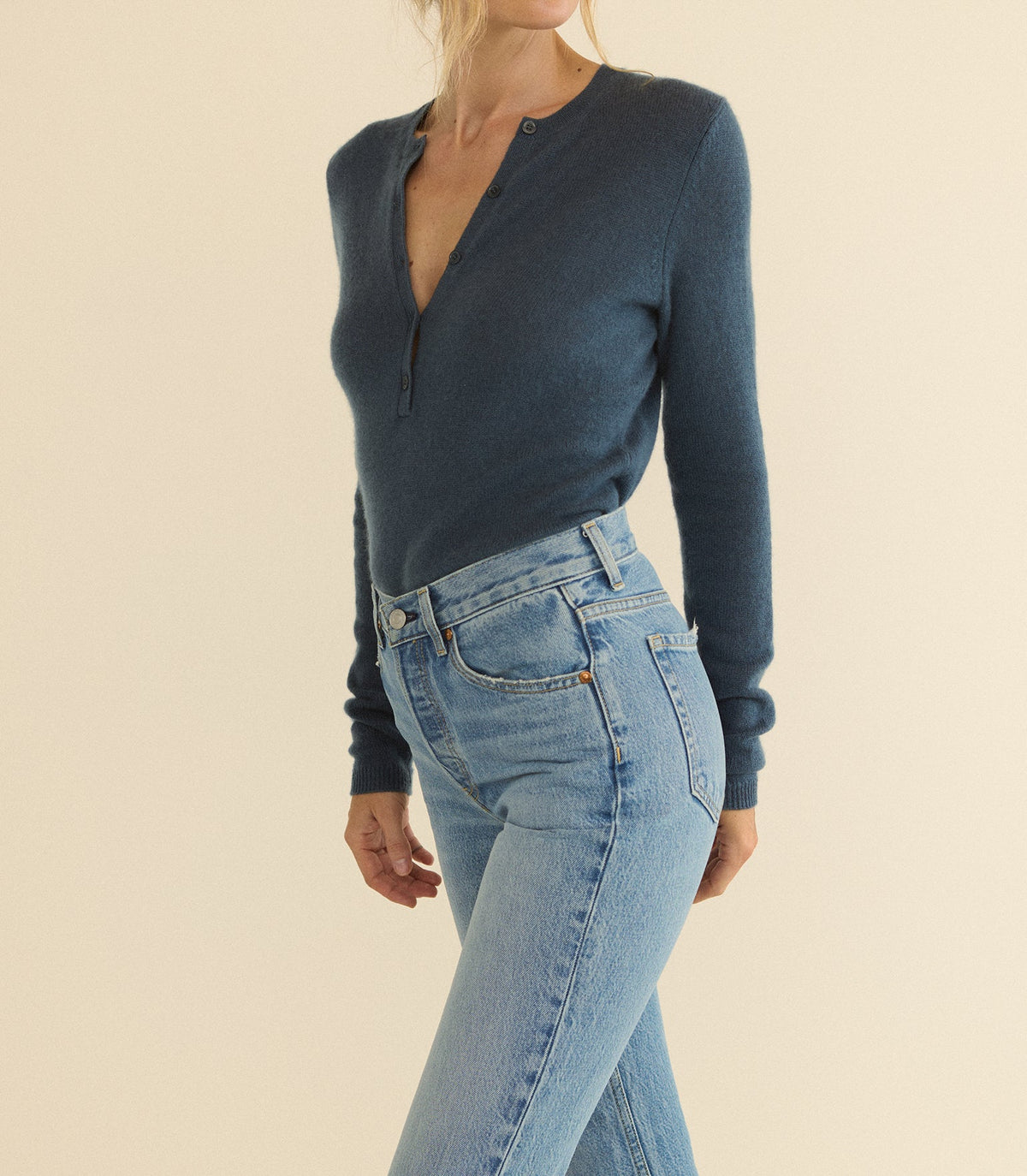 Paulene Jean in Cap Ferrat Light Wash, view 2