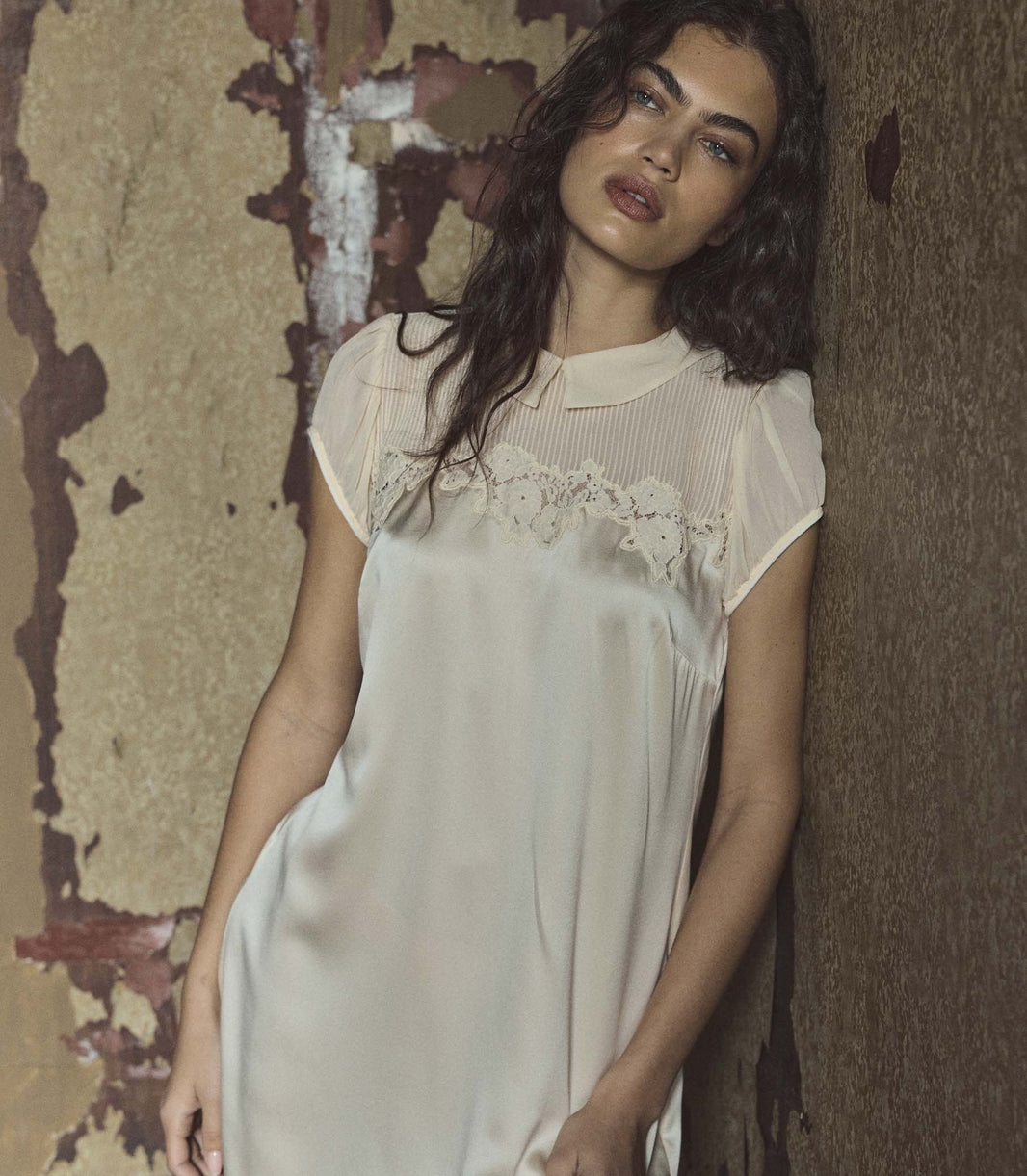 Perle Dress in Vanilla