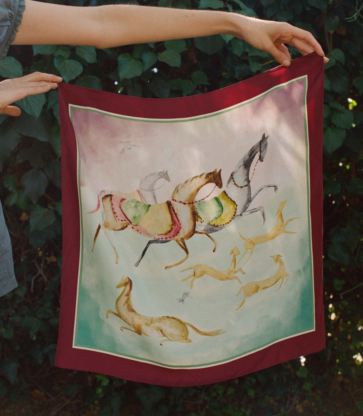 Petit Penny Bandana in Gallops Foulard