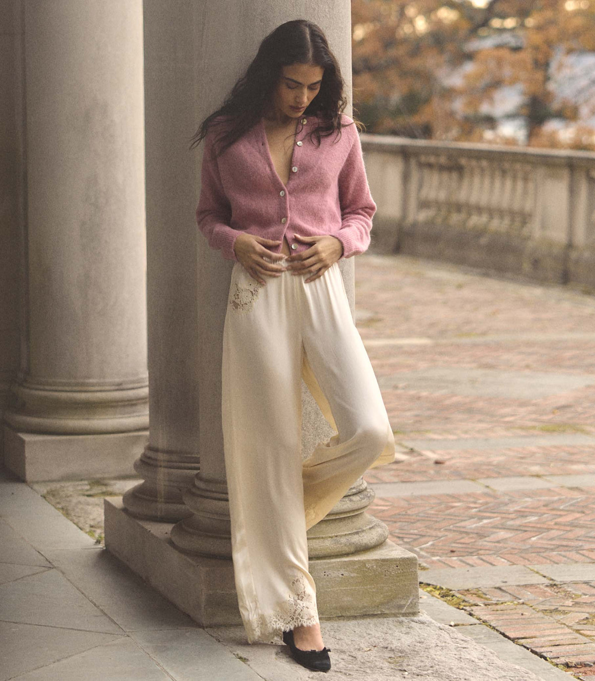 Petra Cardigan in Rosebud, view 3