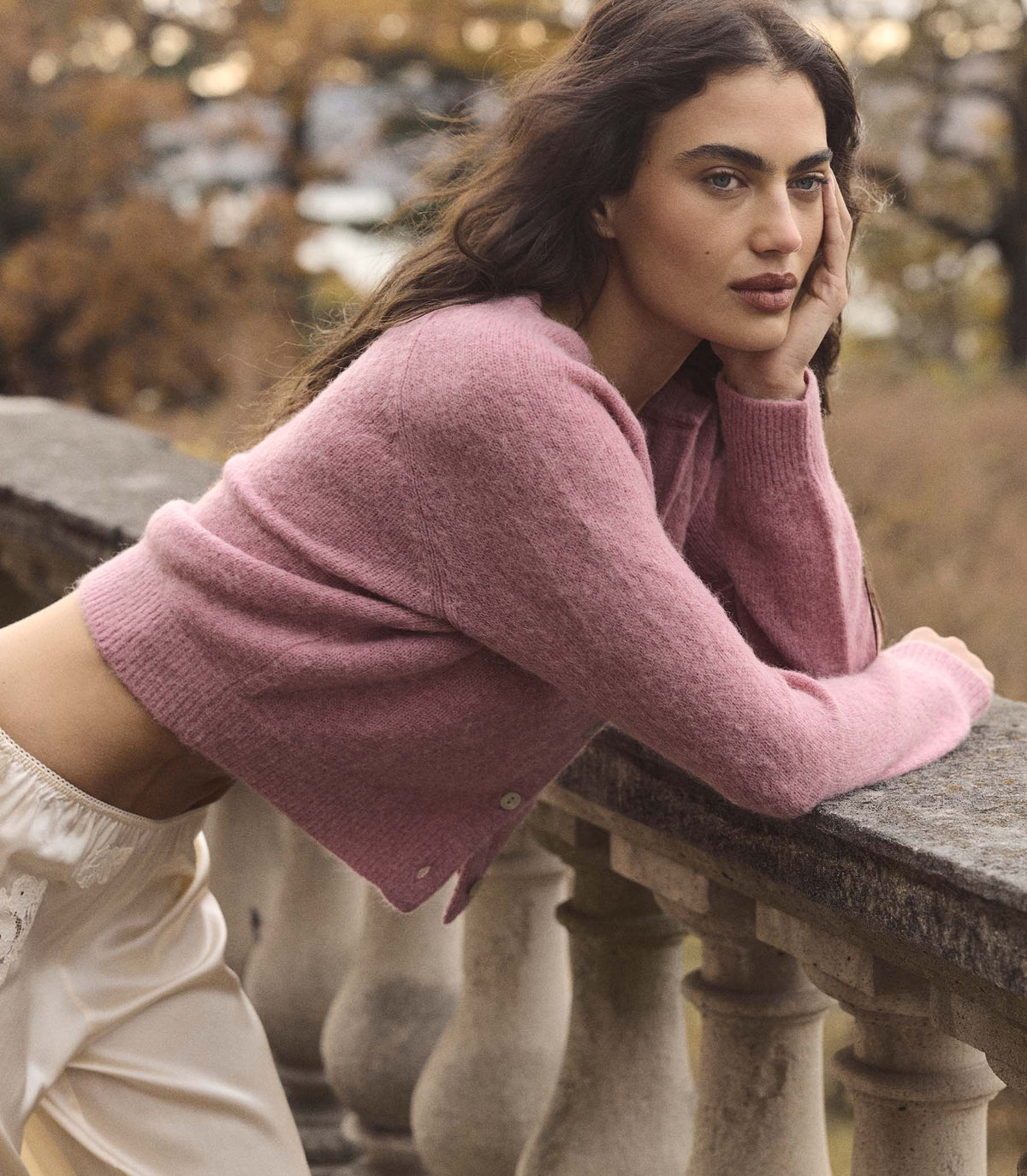 Petra Cardigan in Rosebud, view 4