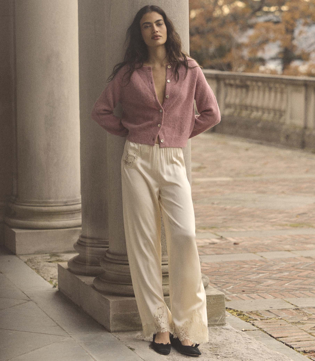 Petra Cardigan in Rosebud, view 5