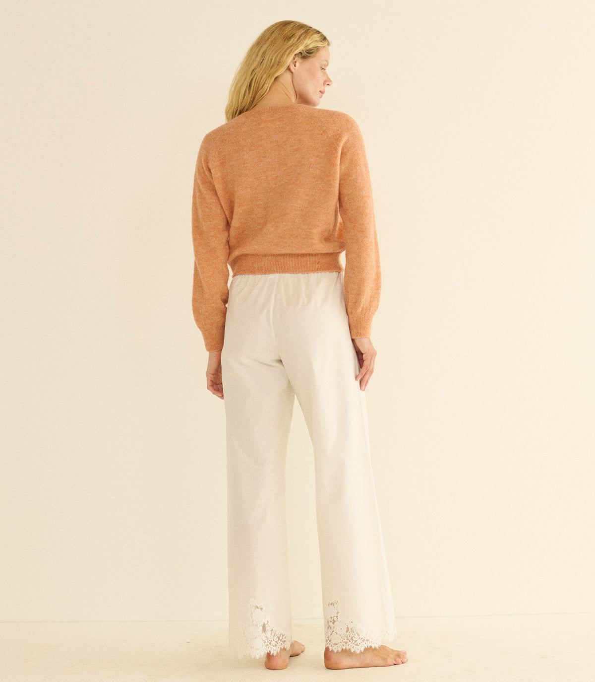 Petra Cardigan in Coral, view 5