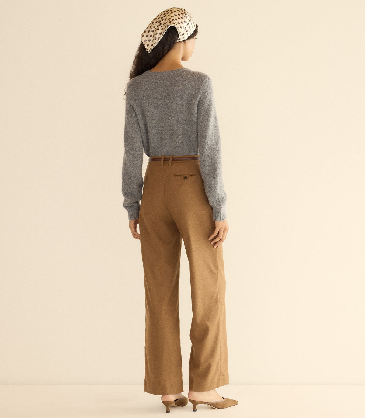 Petra Cardigan in Dark Heather Grey, view 5